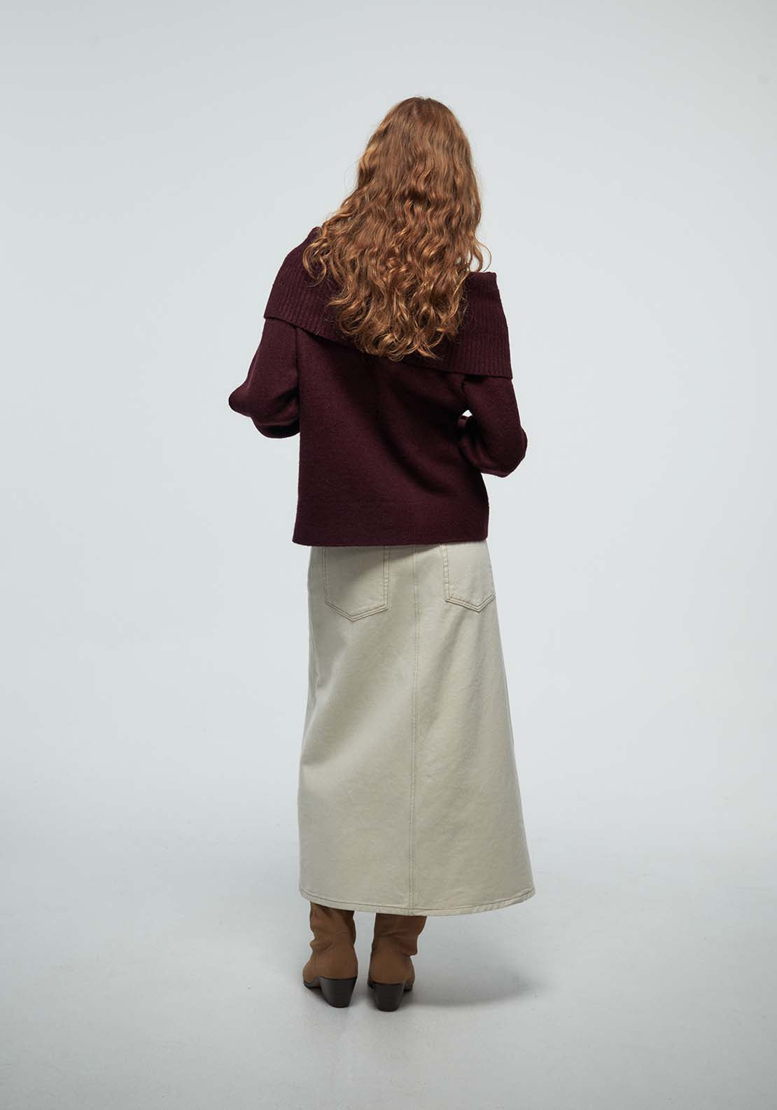 Bardot Sweater - Red