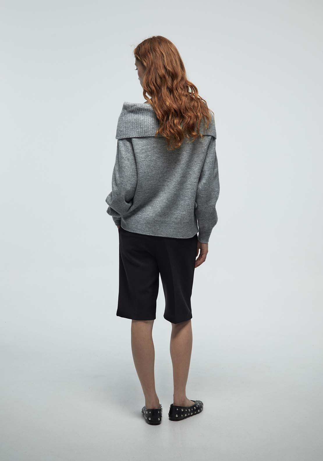 Bardot Sweater - Grey Light