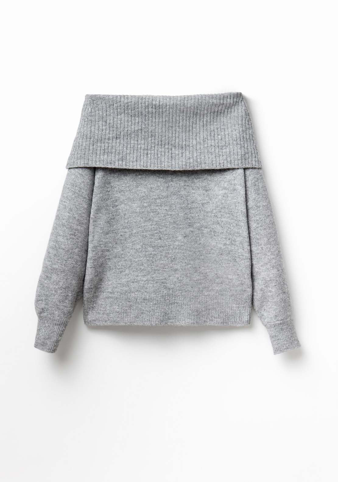 Bardot Sweater - Grey Light