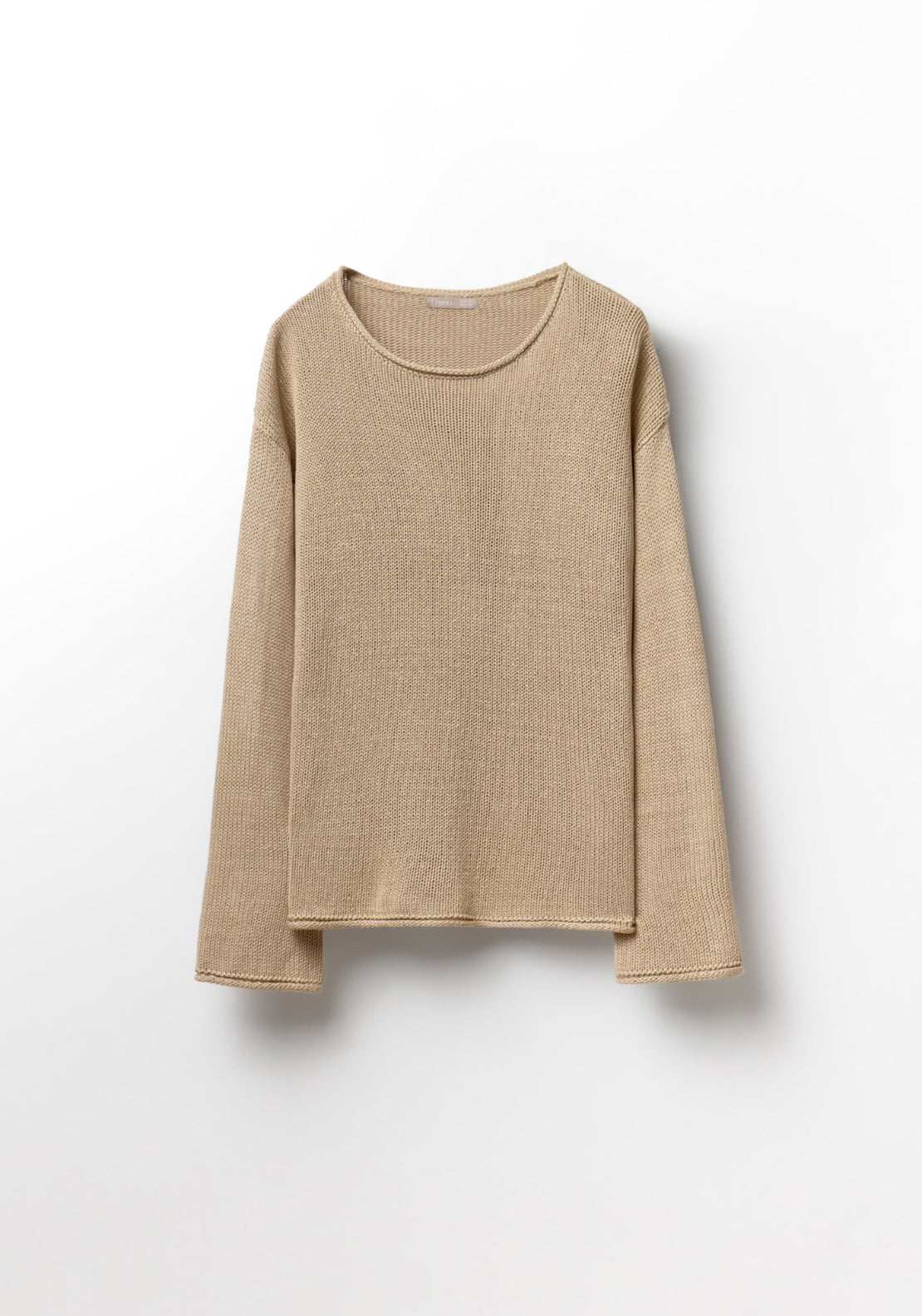 Ribbon Trim Knitwear - Beige