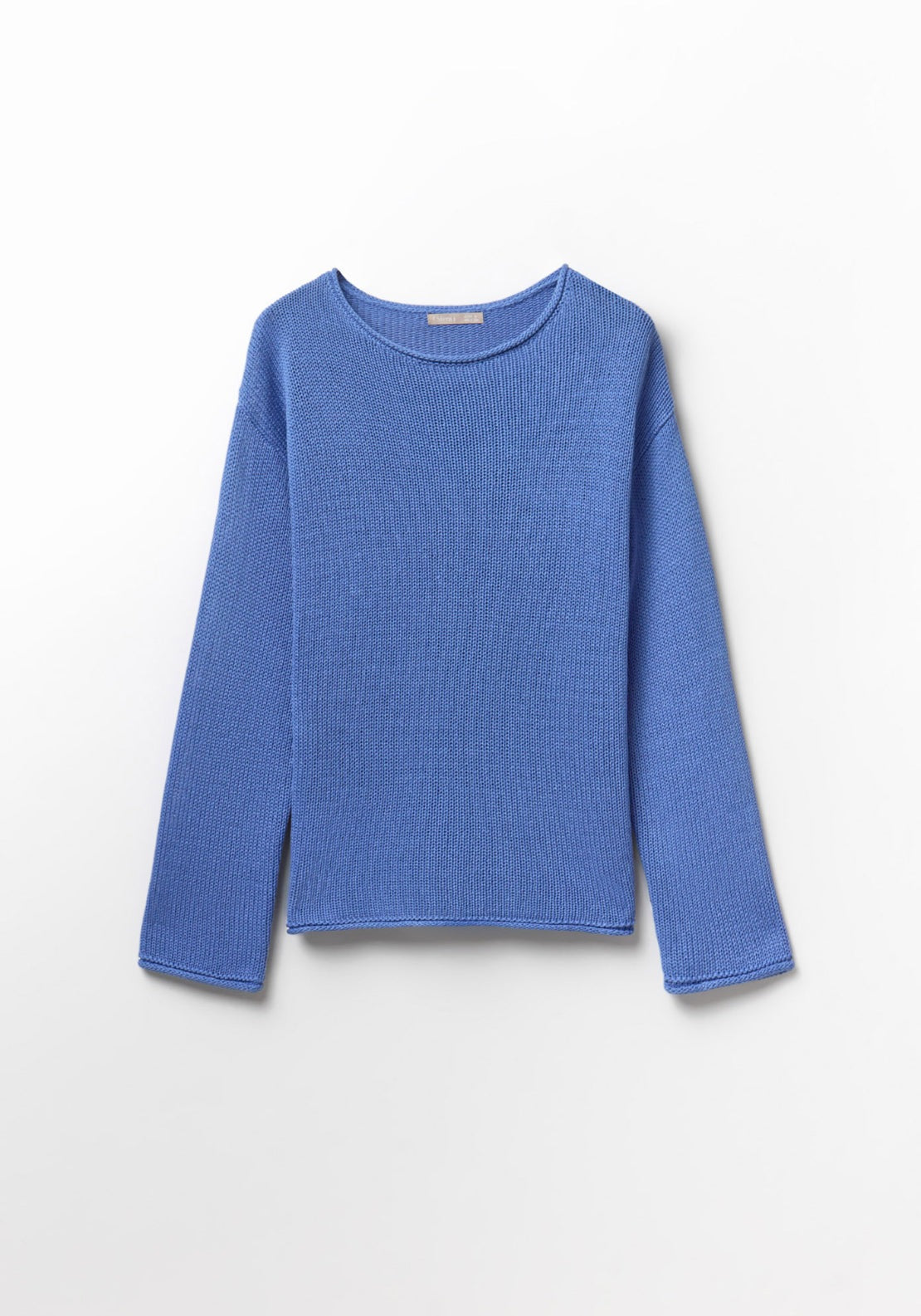 Ribbon Trim Knitwear - Blue
