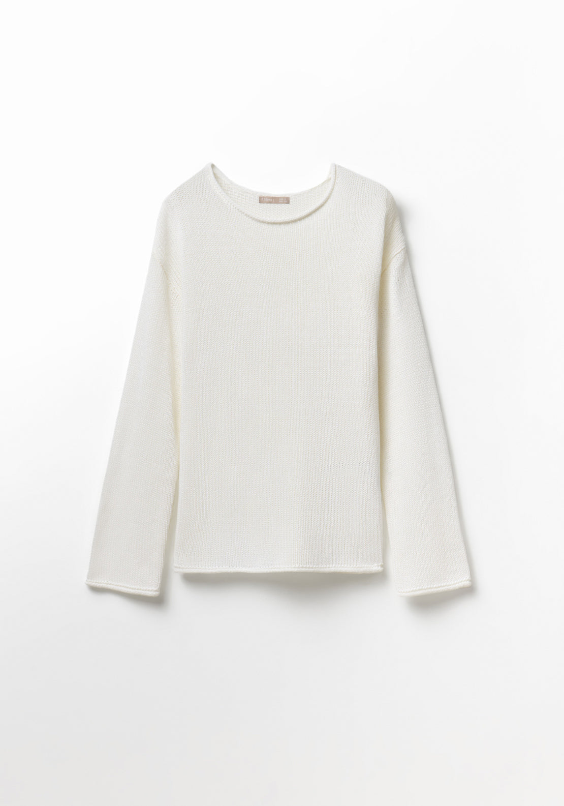 Ribbon Trim Knitwear - White