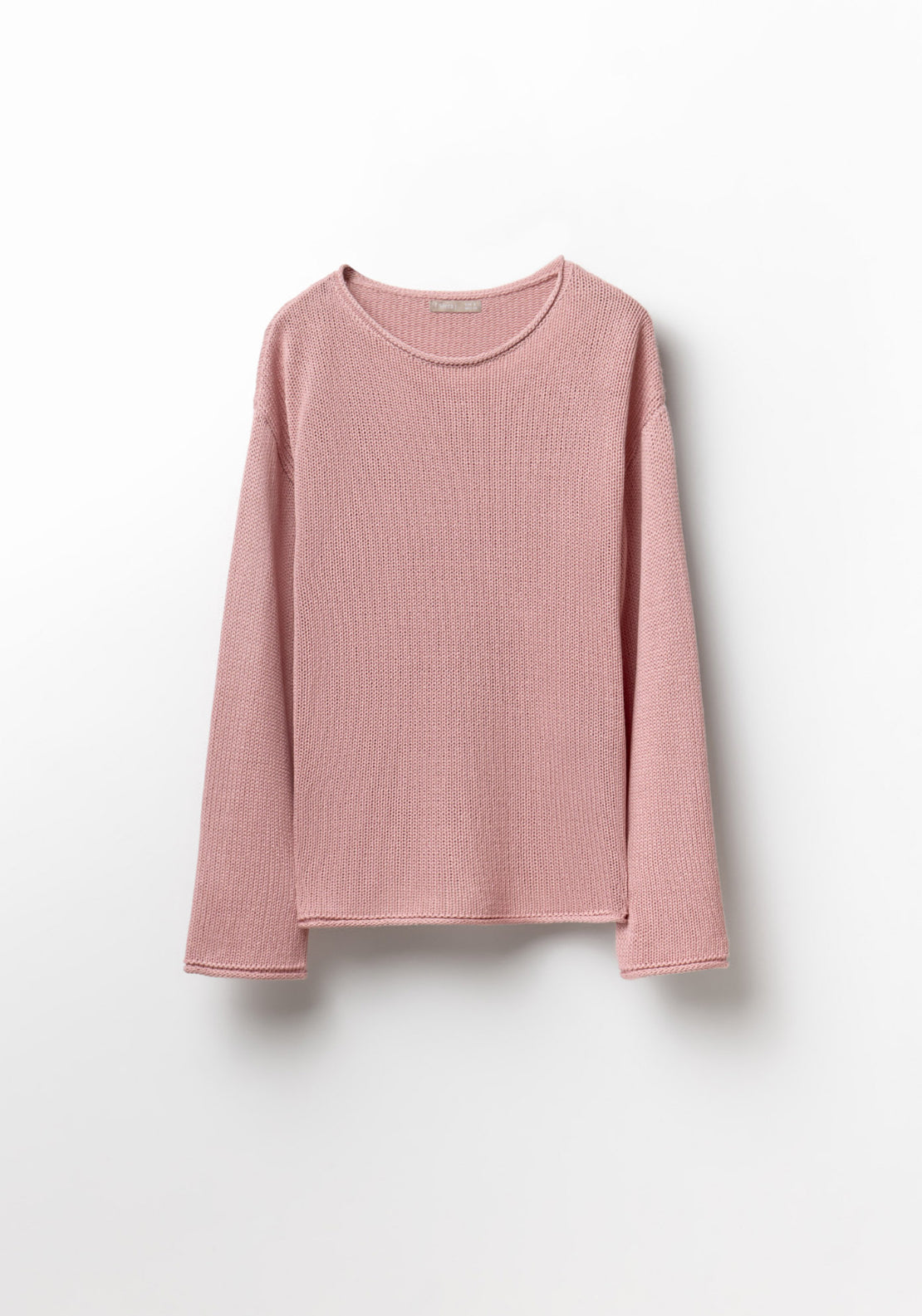 Ribbon Trim Knit Sweater - Pink