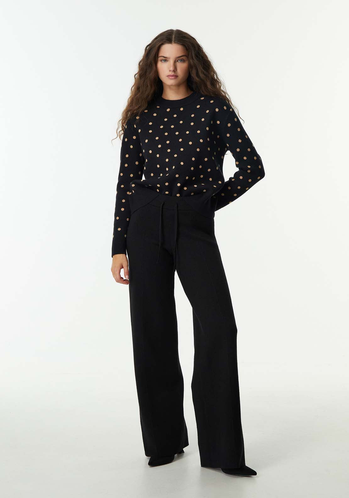 Sfera Round-neck sweater - Black 2 Shaws Department Stores