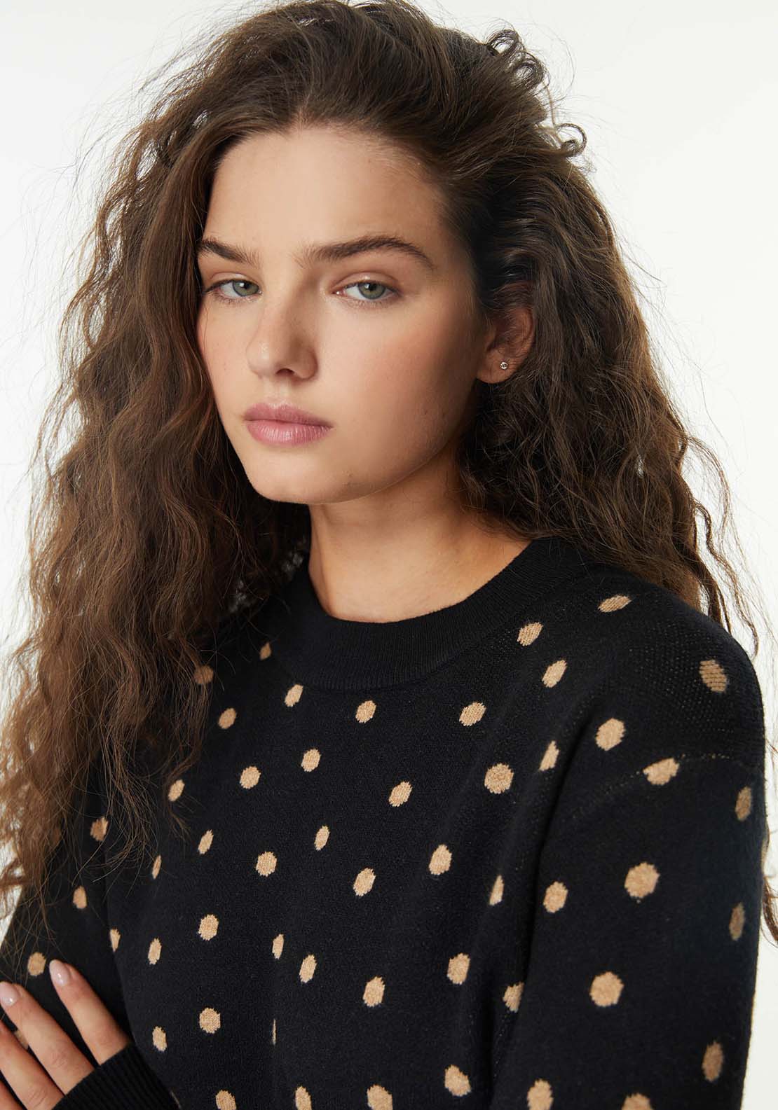 Sfera Round-neck sweater - Black 4 Shaws Department Stores