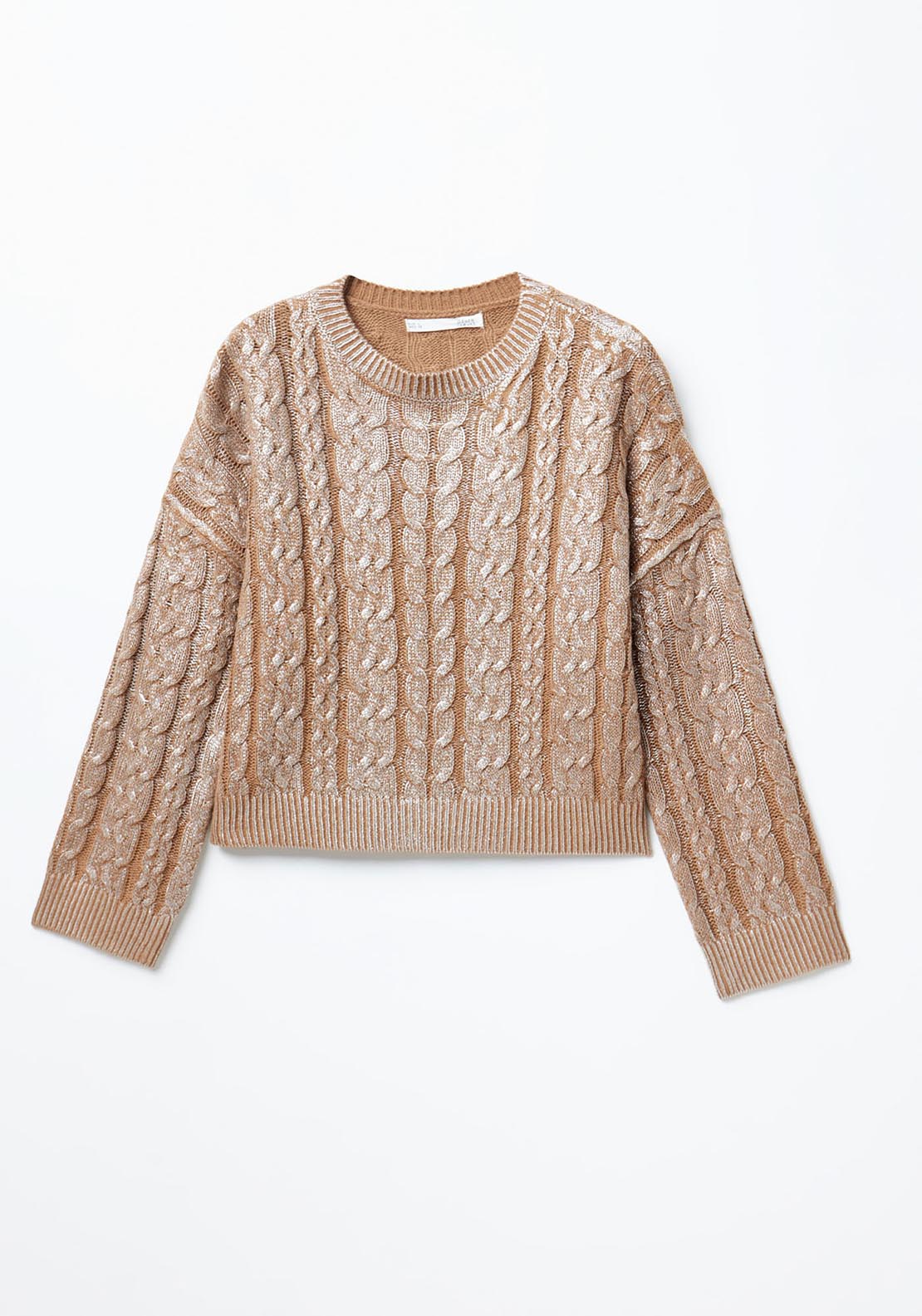 Sfera Round-neck sweater - Rhodium 6 Shaws Department Stores