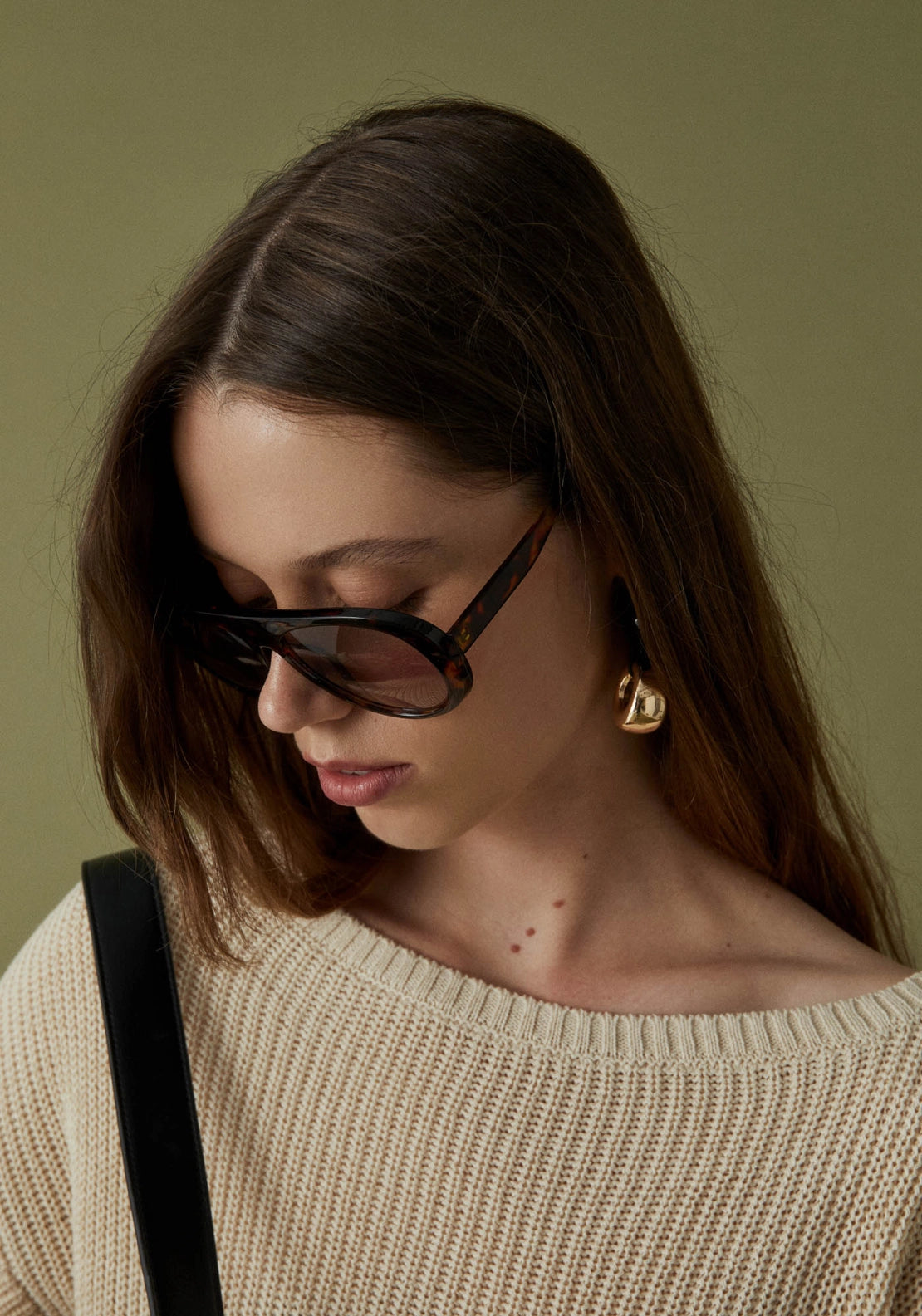 Essential Solid Sweater - Beige