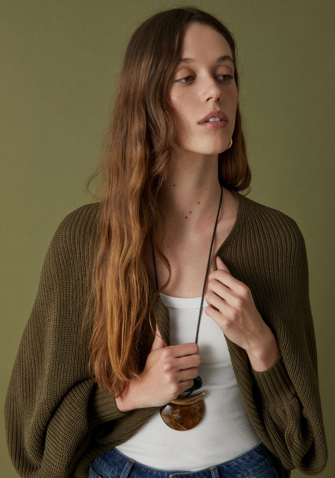 Knitted Jacket - Green