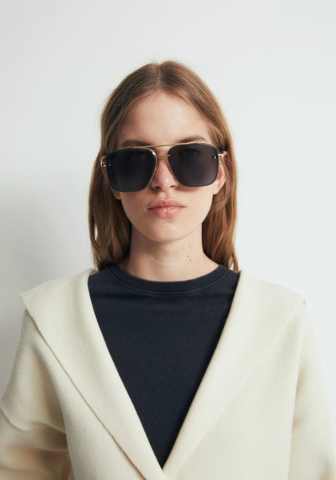 Oversized Hooded Jacket - Cream
