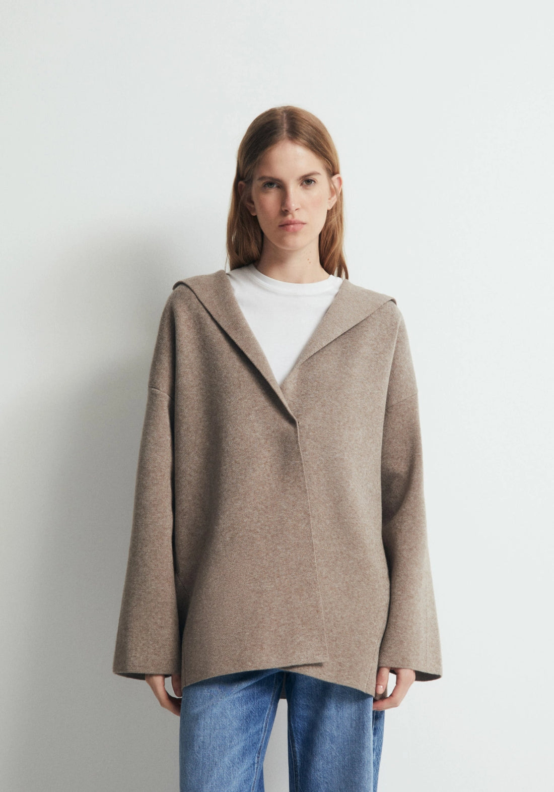 Oversized Hooded Jacket - Grey
