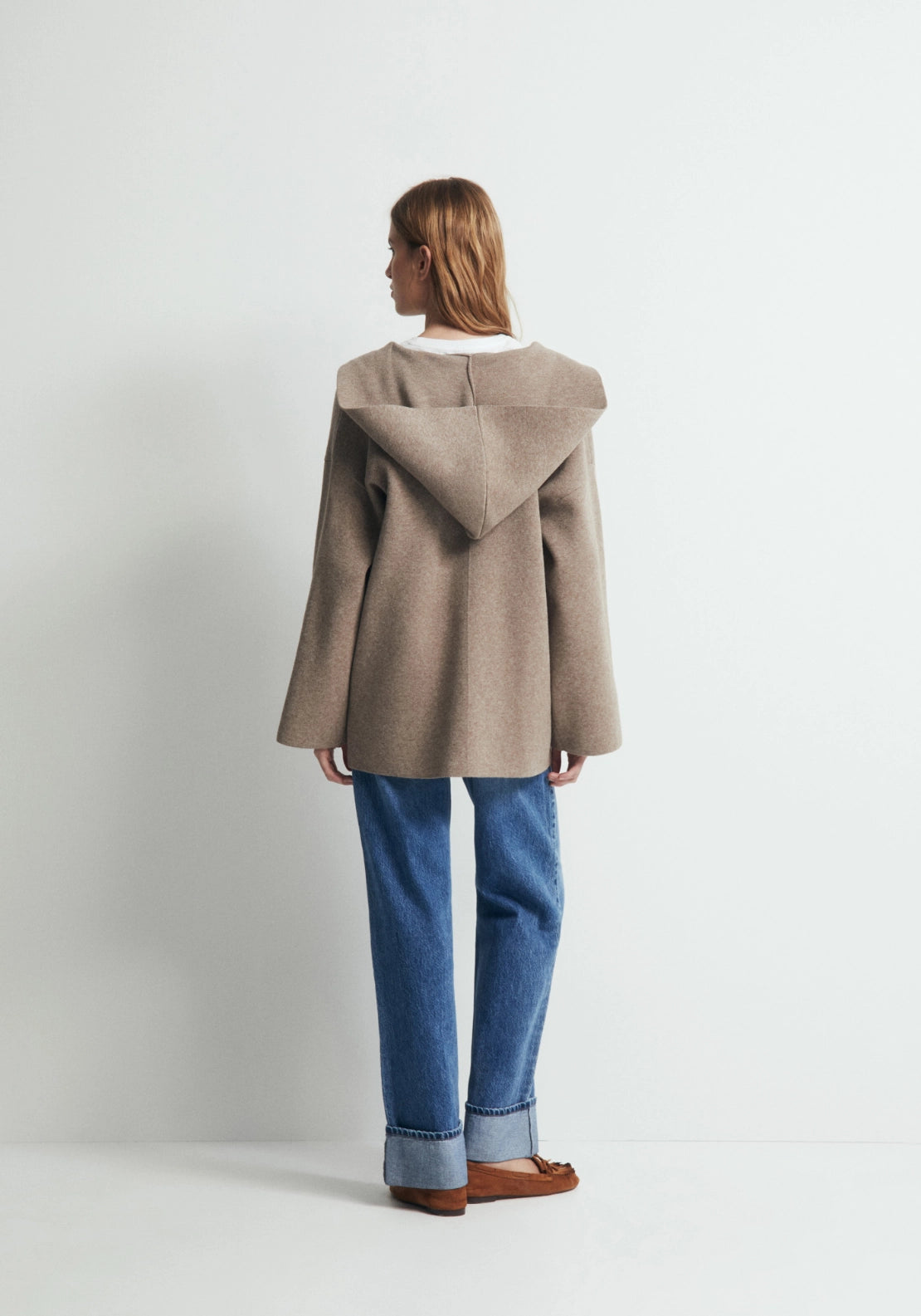 Oversized Hooded Jacket - Grey