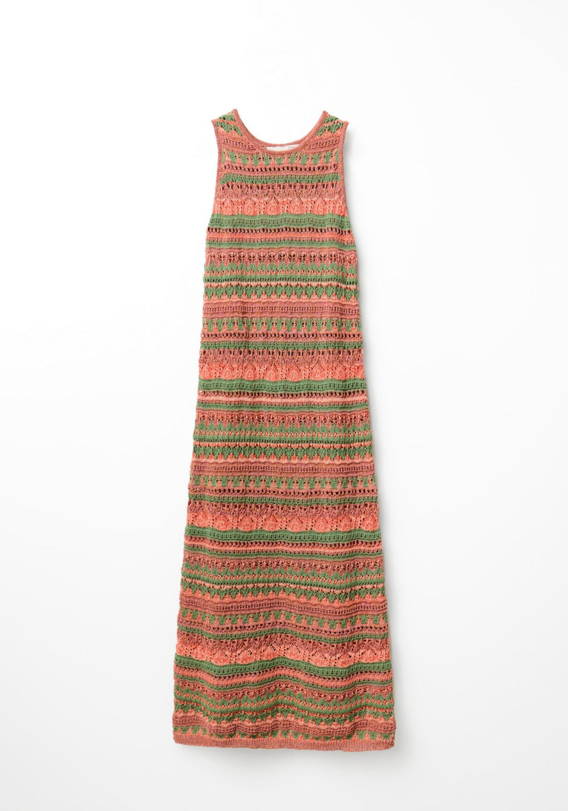 Multicolour Knit Maxi Dress - Multicolour