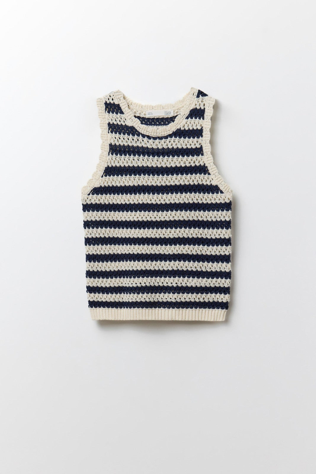 Sfera Stripes top - Ecru 7 Shaws Department Stores