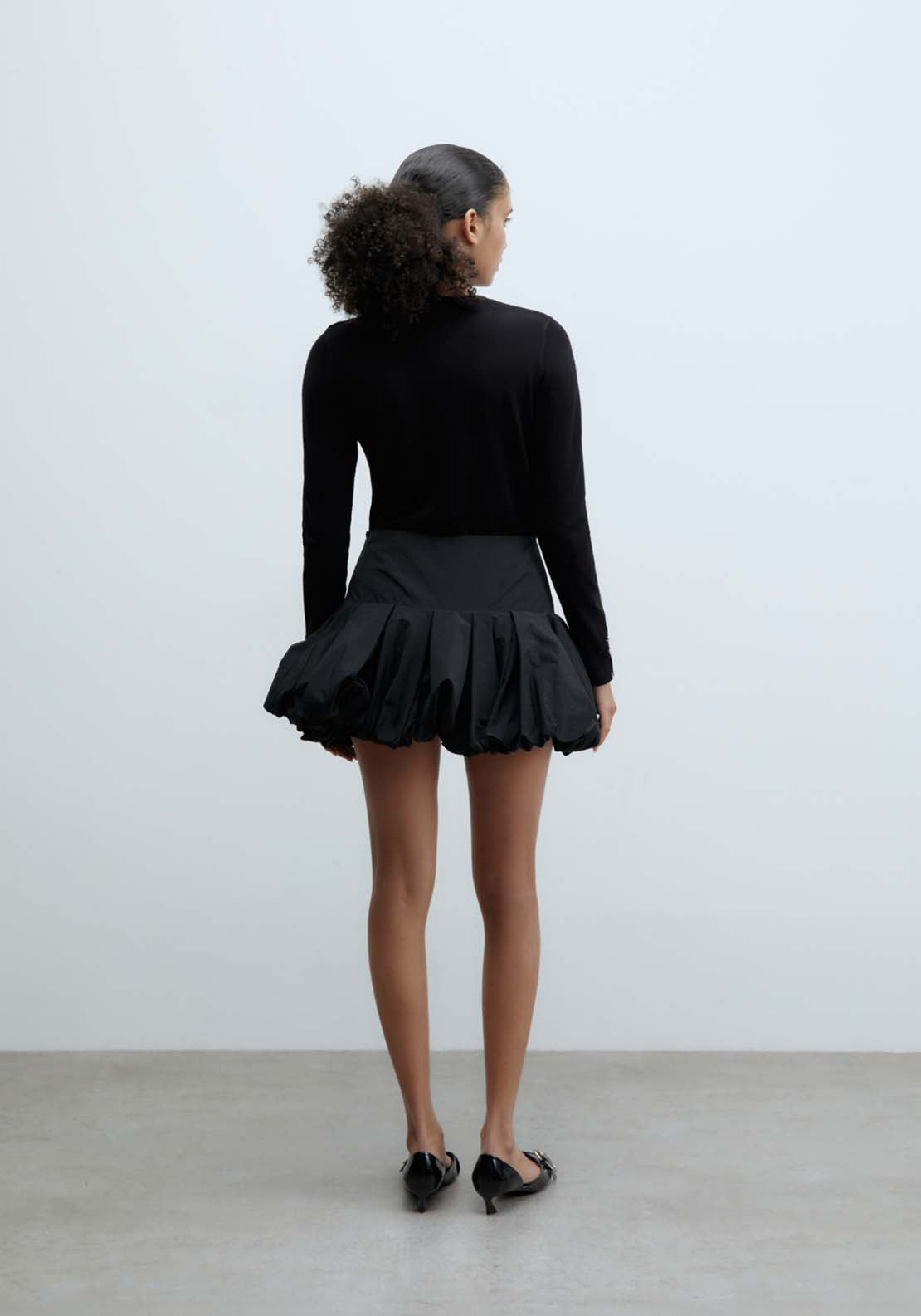 Sfera Jewel button sweater - Black 4 Shaws Department Stores