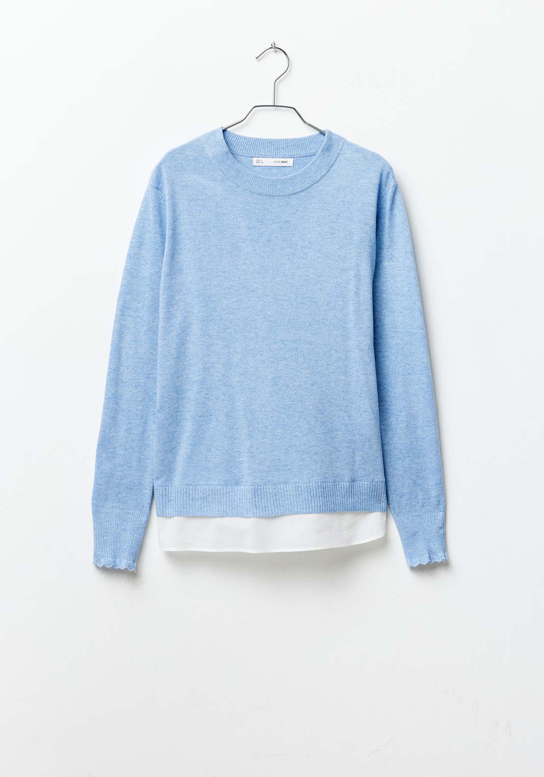 Sfera Knit Sweater - Blue Mink 5 Shaws Department Stores
