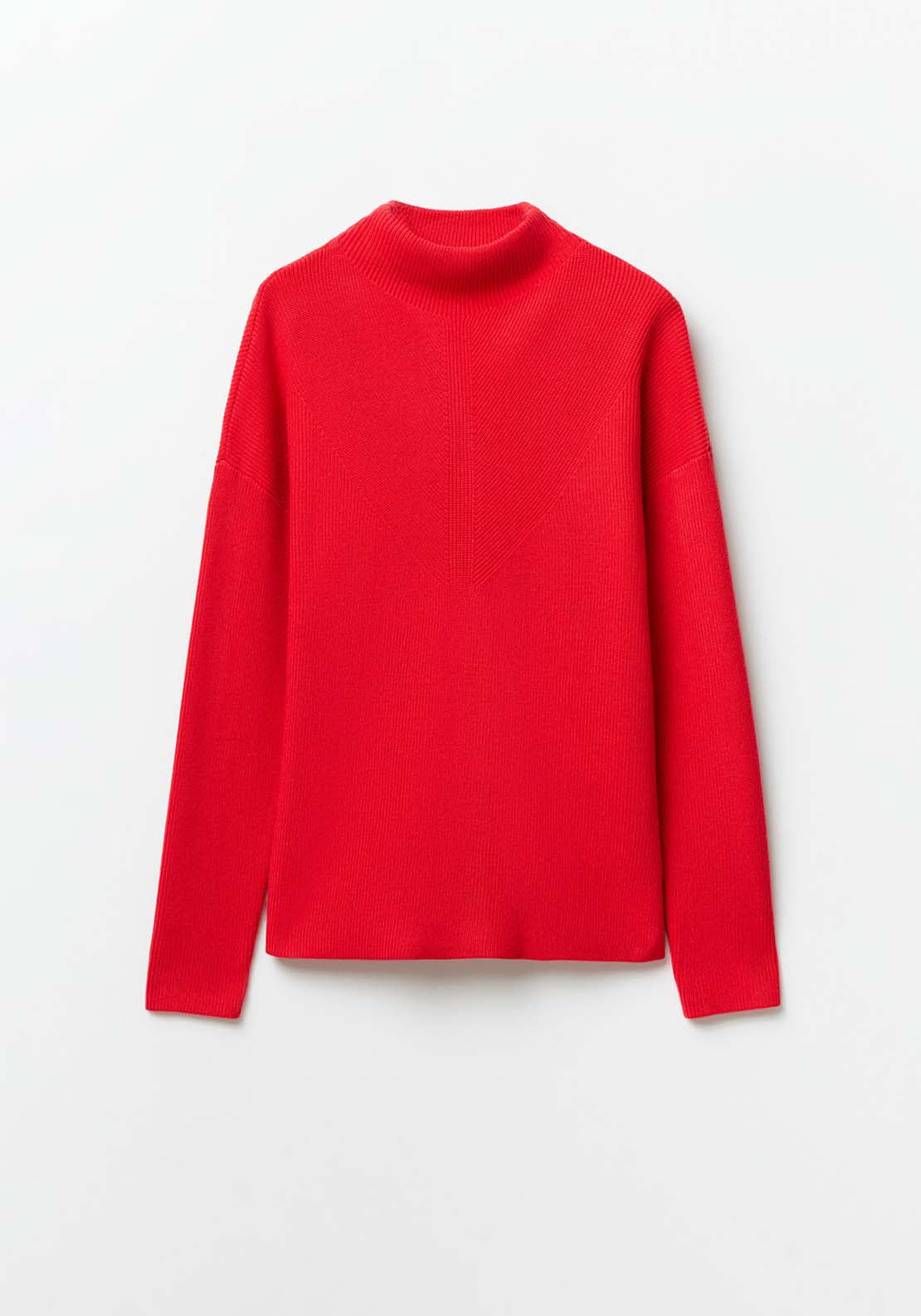 Sfera High-Neck Sweater - Red 6 Shaws Department Stores