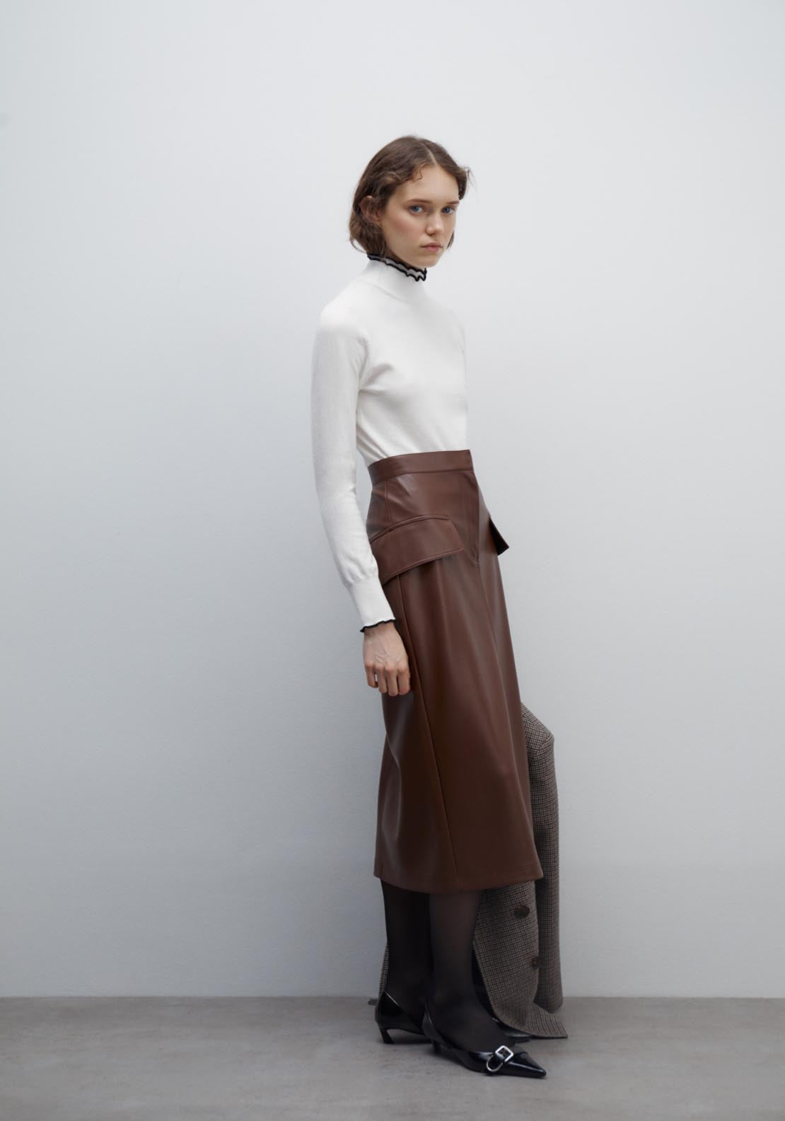 Sfera High-neck sweater - White Off 3 Shaws Department Stores
