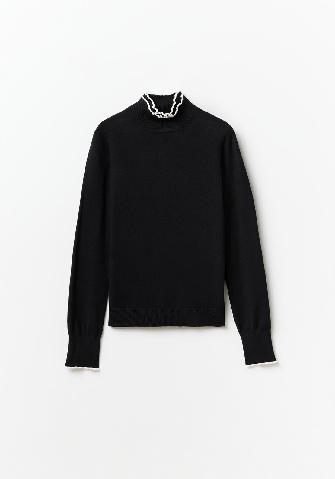 Sfera High-neck sweater - Black 6 Shaws Department Stores
