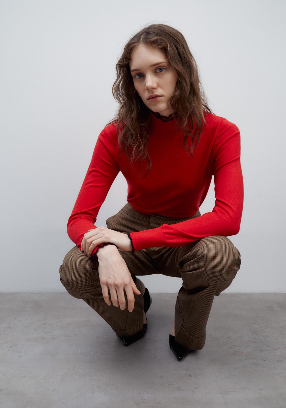 Sfera High-neck sweater - Red 4 Shaws Department Stores