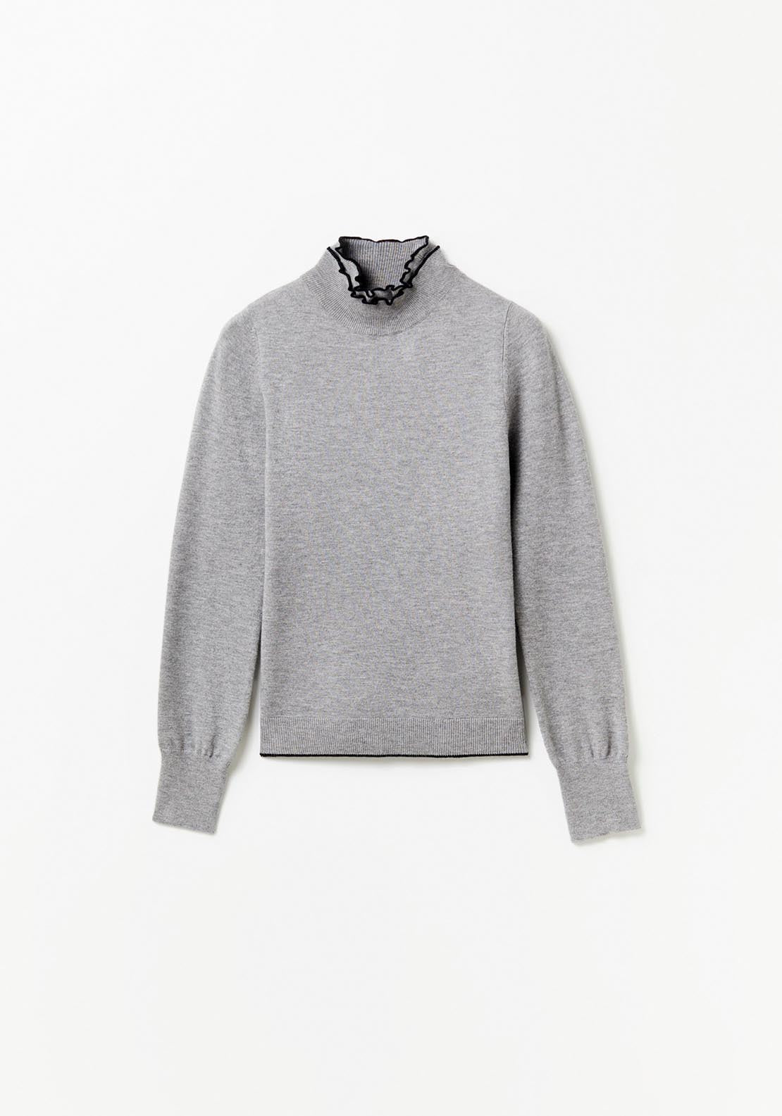 Sfera High-neck sweater - Grey Mink 6 Shaws Department Stores