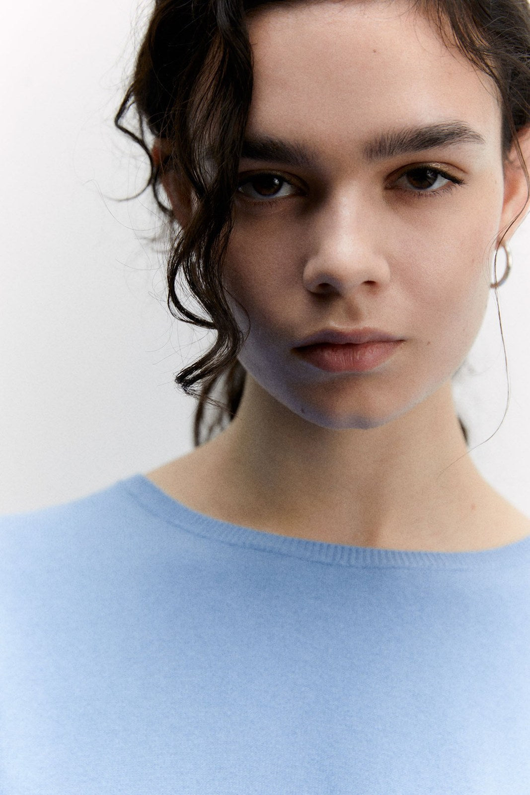 Sfera Basic sweater - Blue 3 Shaws Department Stores