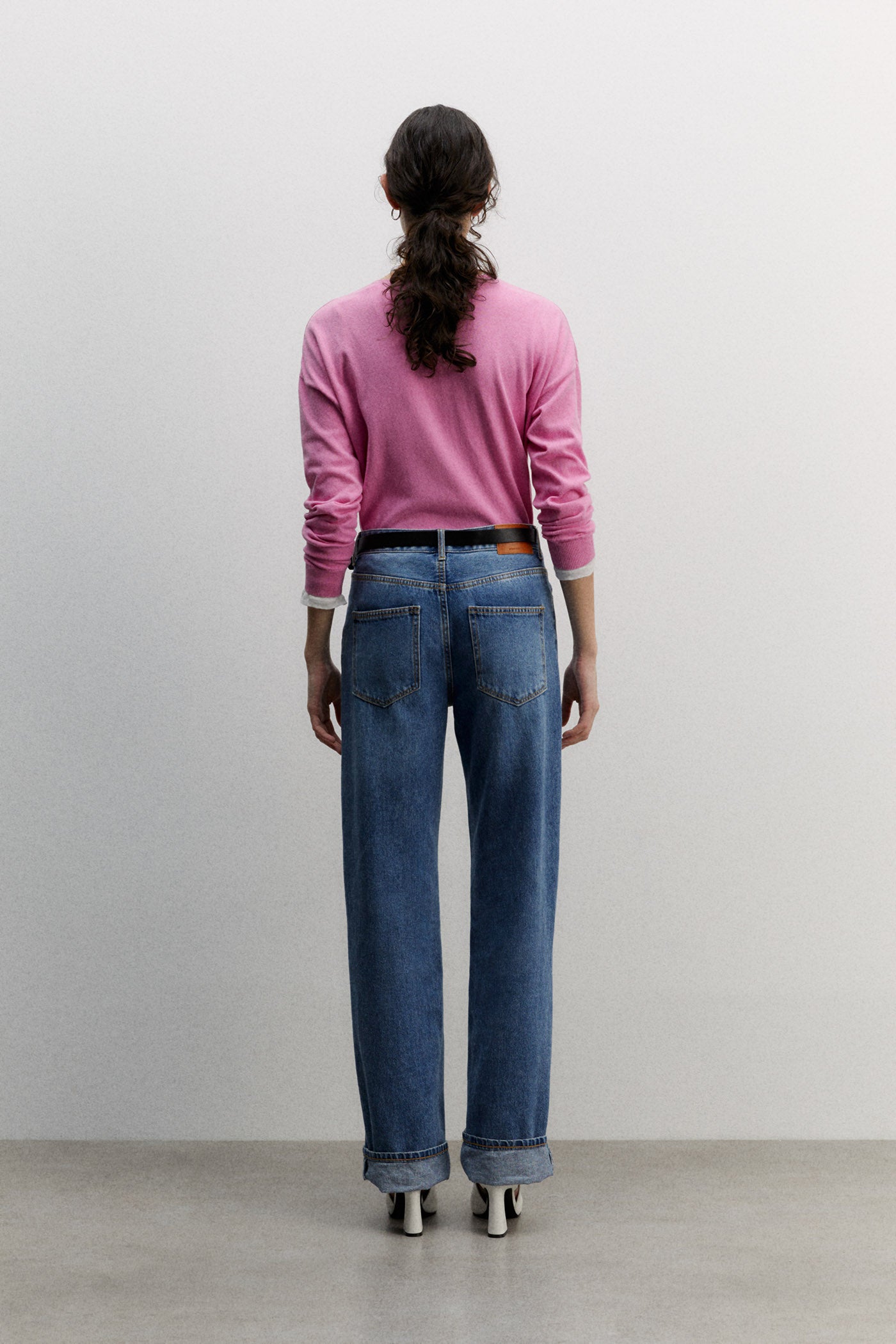 Sfera Basic sweater - Pink 5 Shaws Department Stores