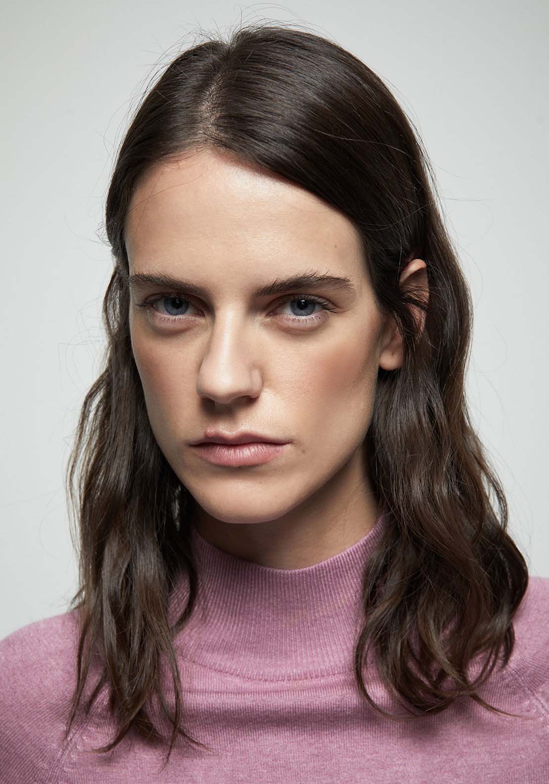 Perkins Collar Sweater - Pink