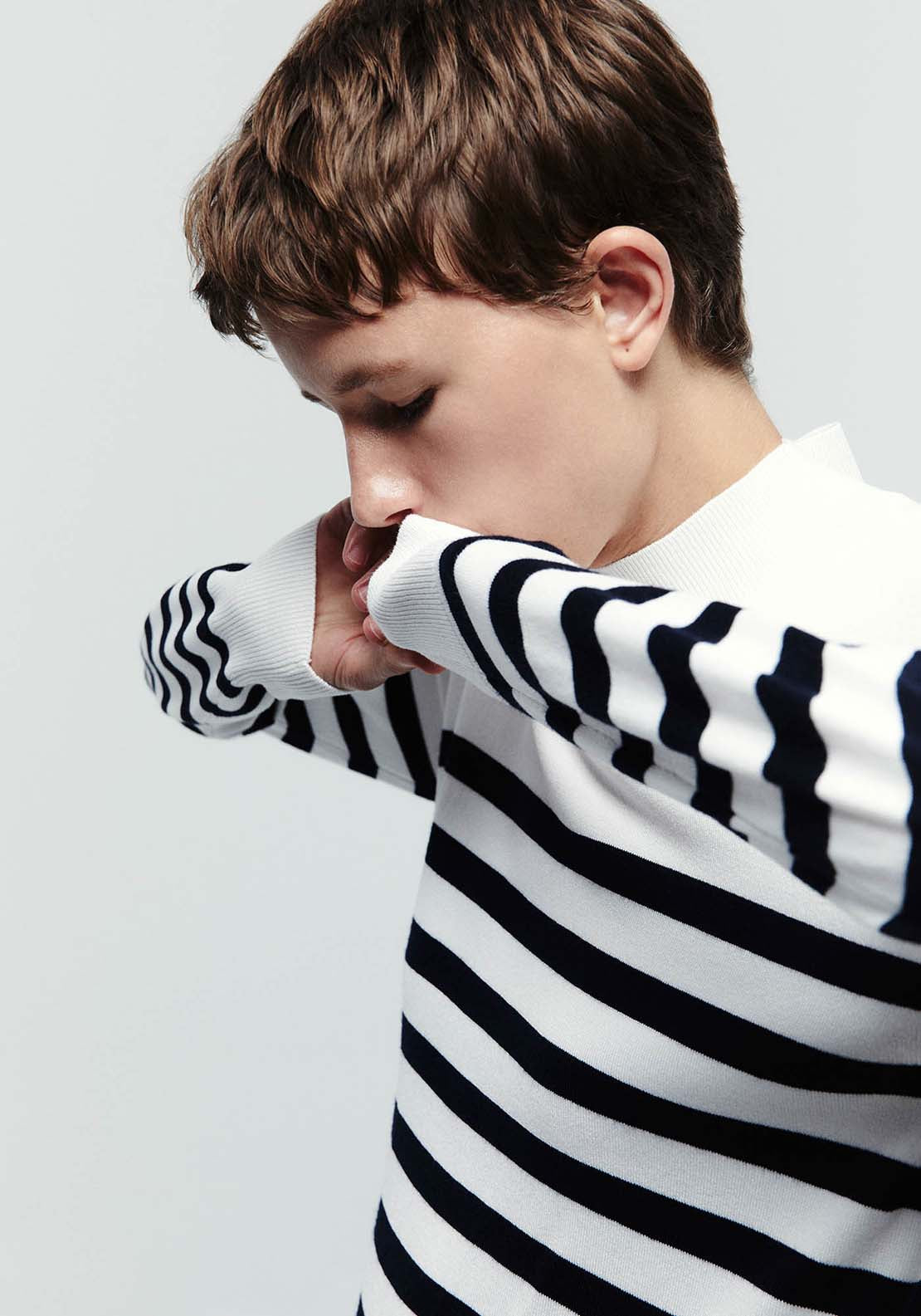 Stripes Sweater - White