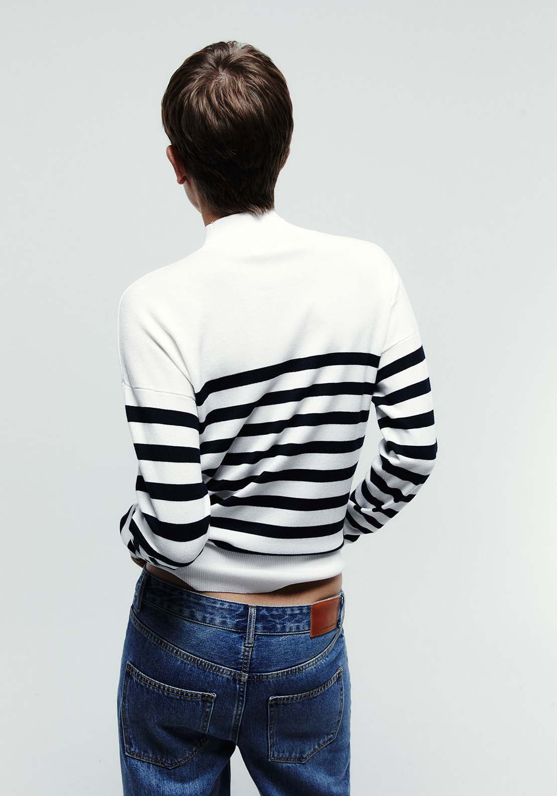 Stripes Sweater - White