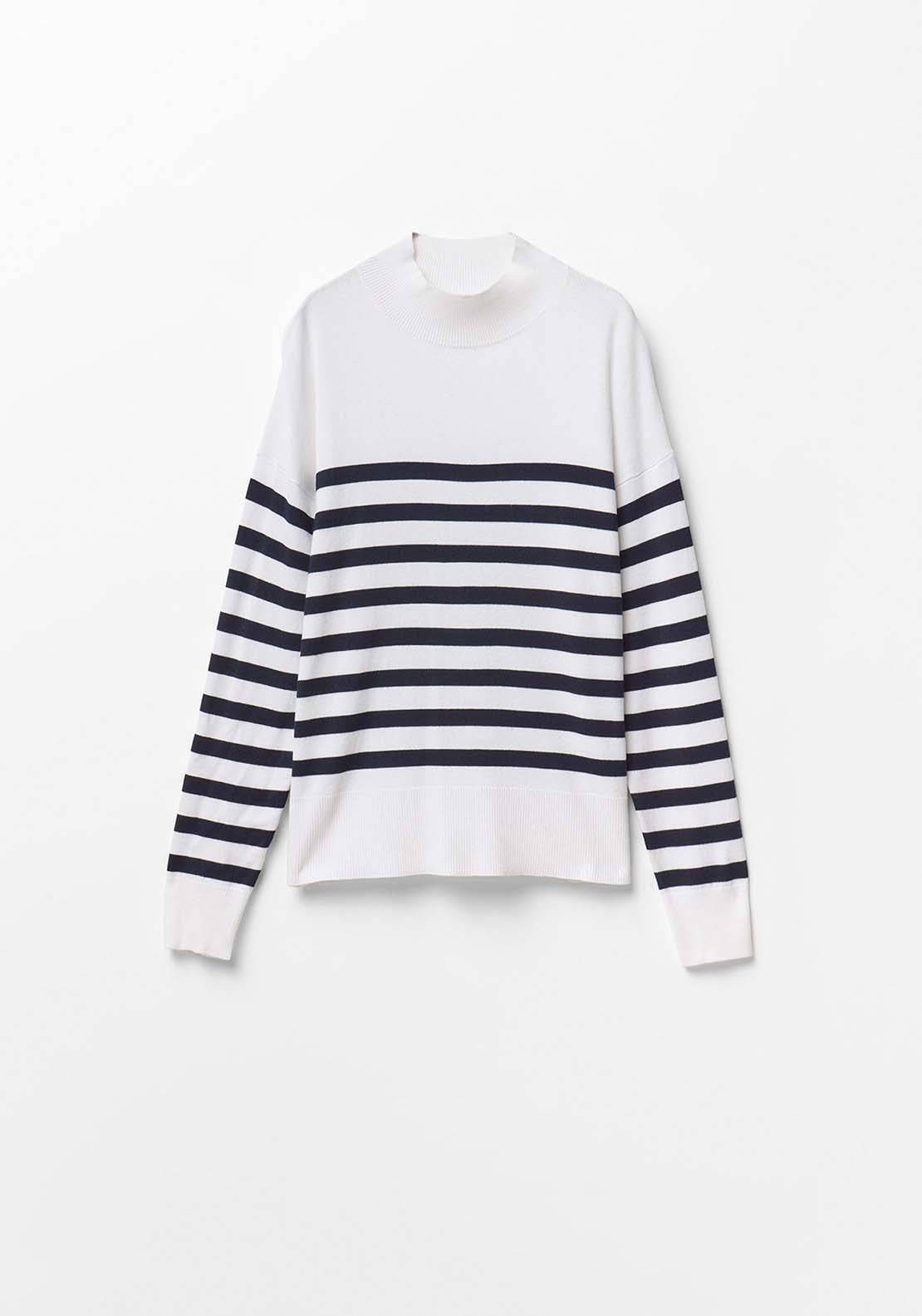 Stripes Sweater - White