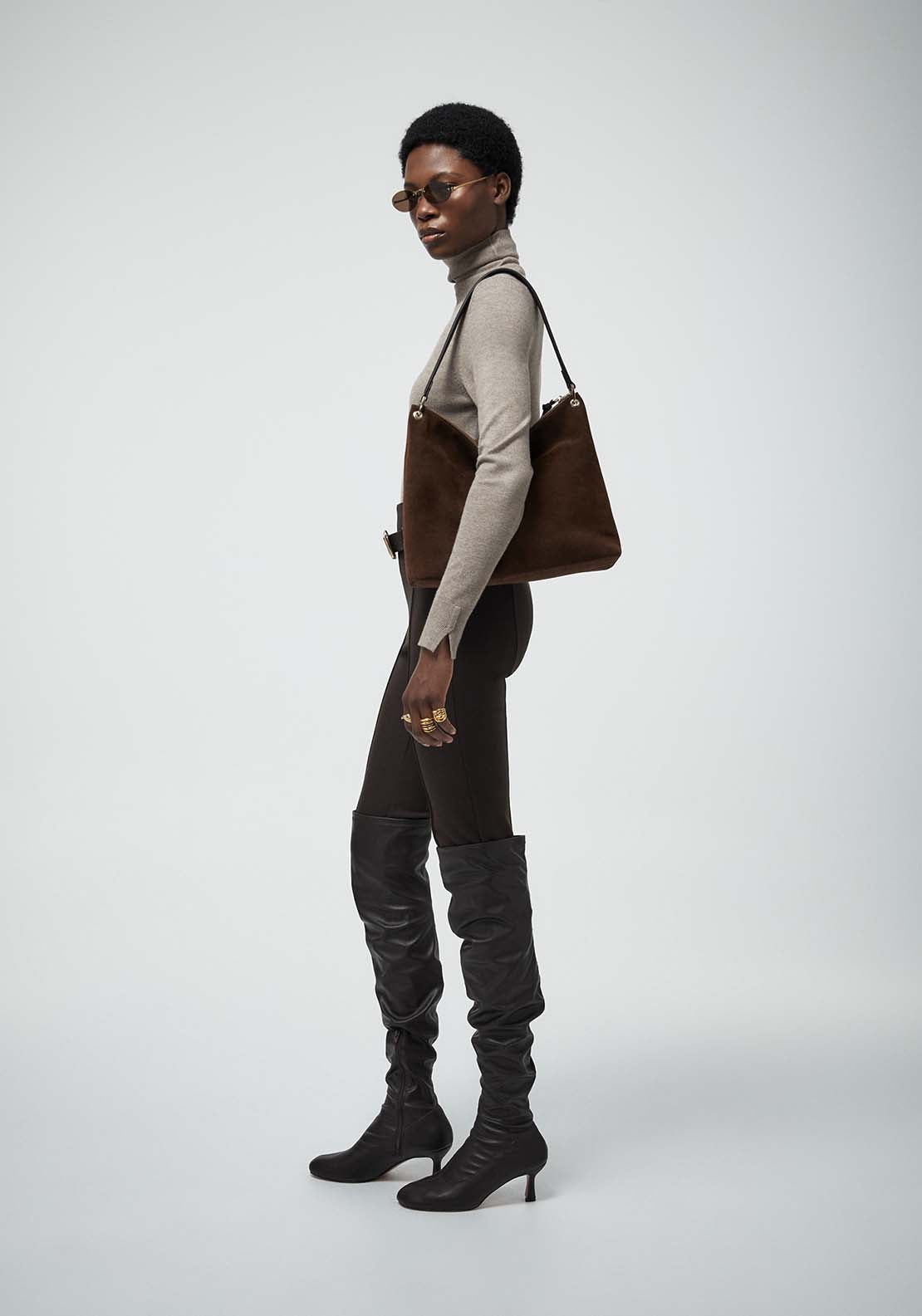 Turtleneck Sweater - Melange Light