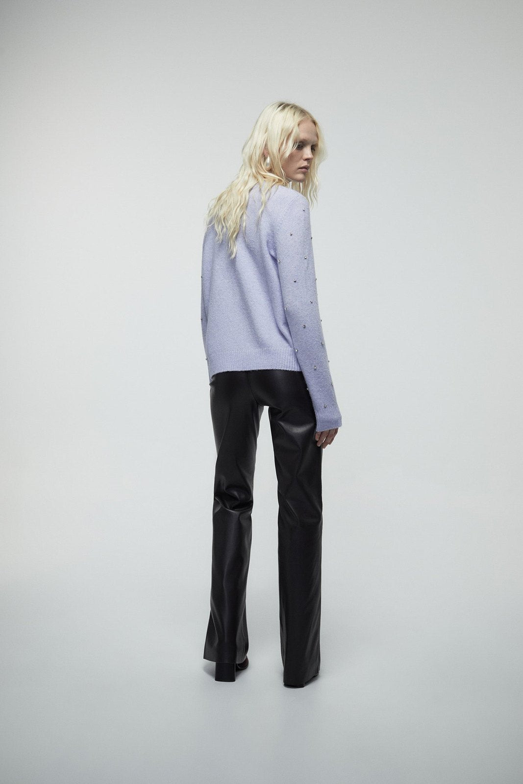 Scattered Sparkles Sweater - Lilac