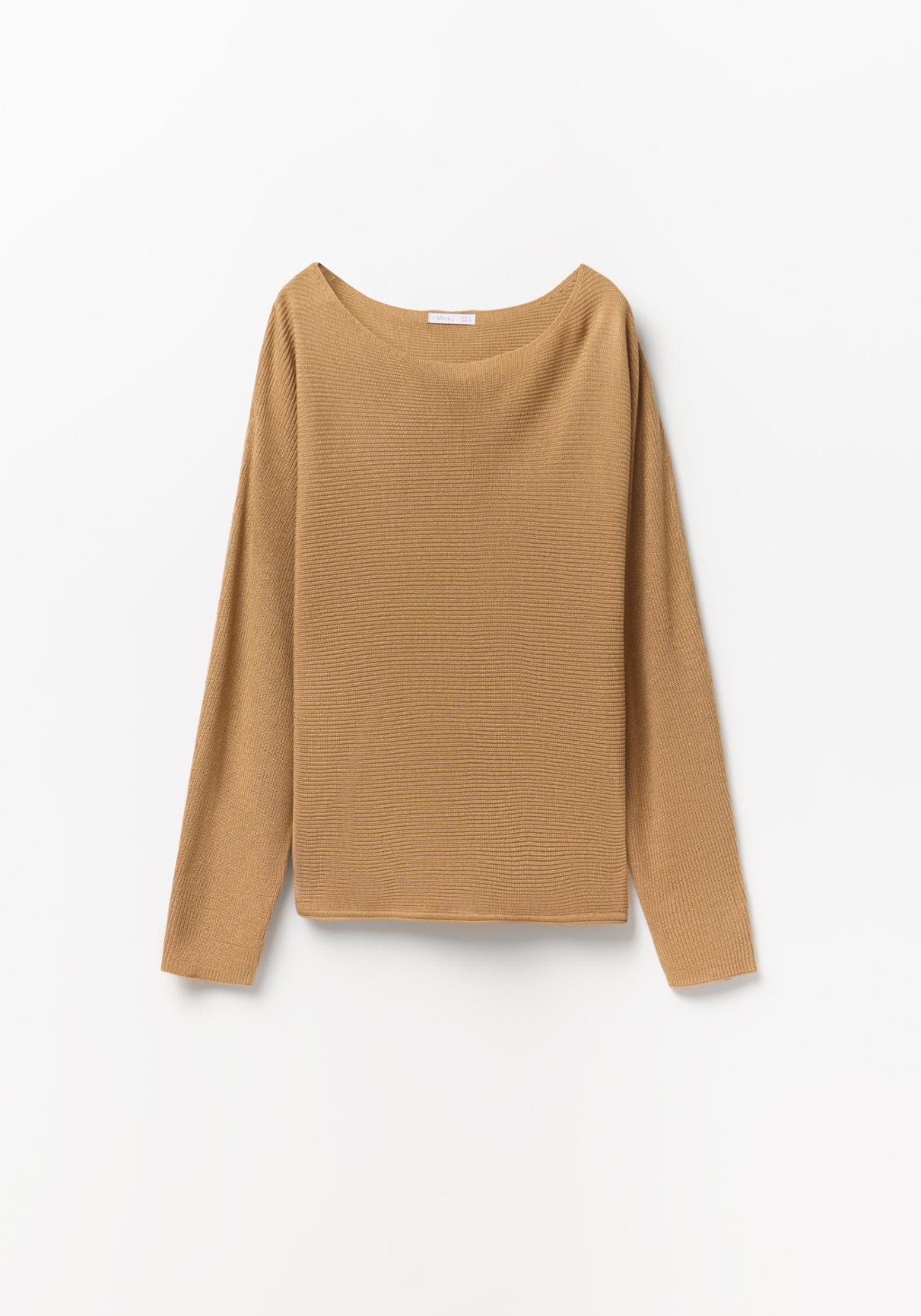Batwing Sleeve Sweater - Beige