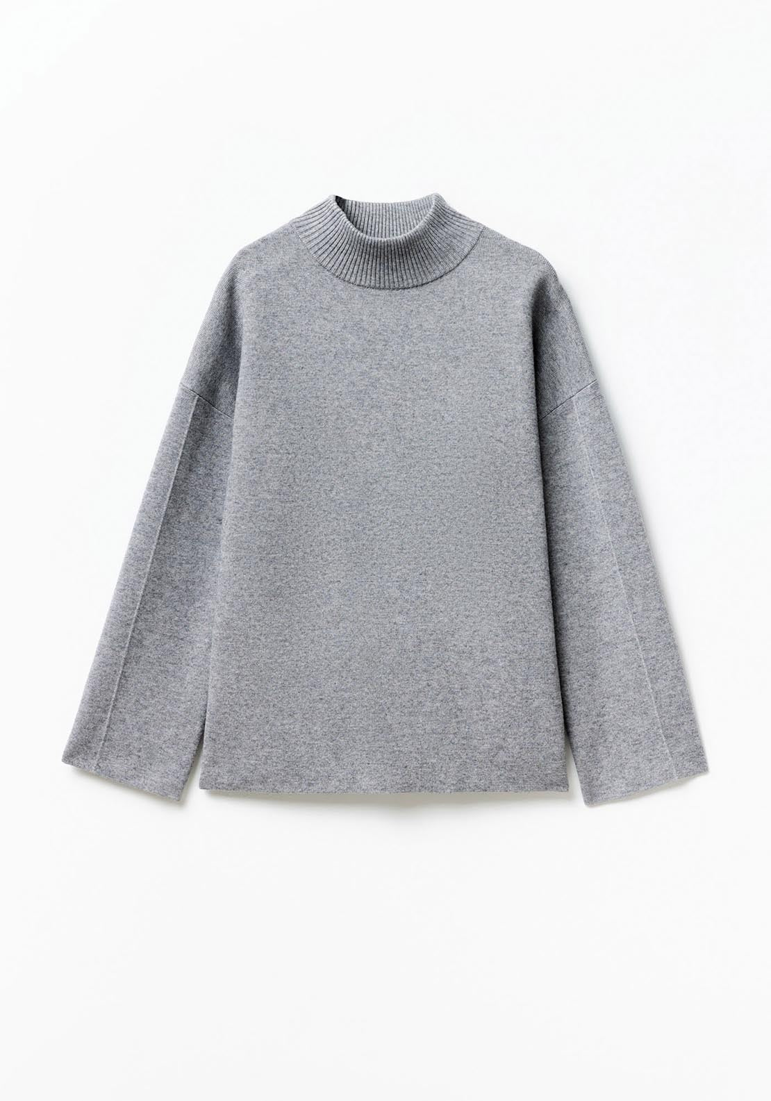 Sfera High-neck sweater set - Grise Medium Mel 6 Shaws Department Stores