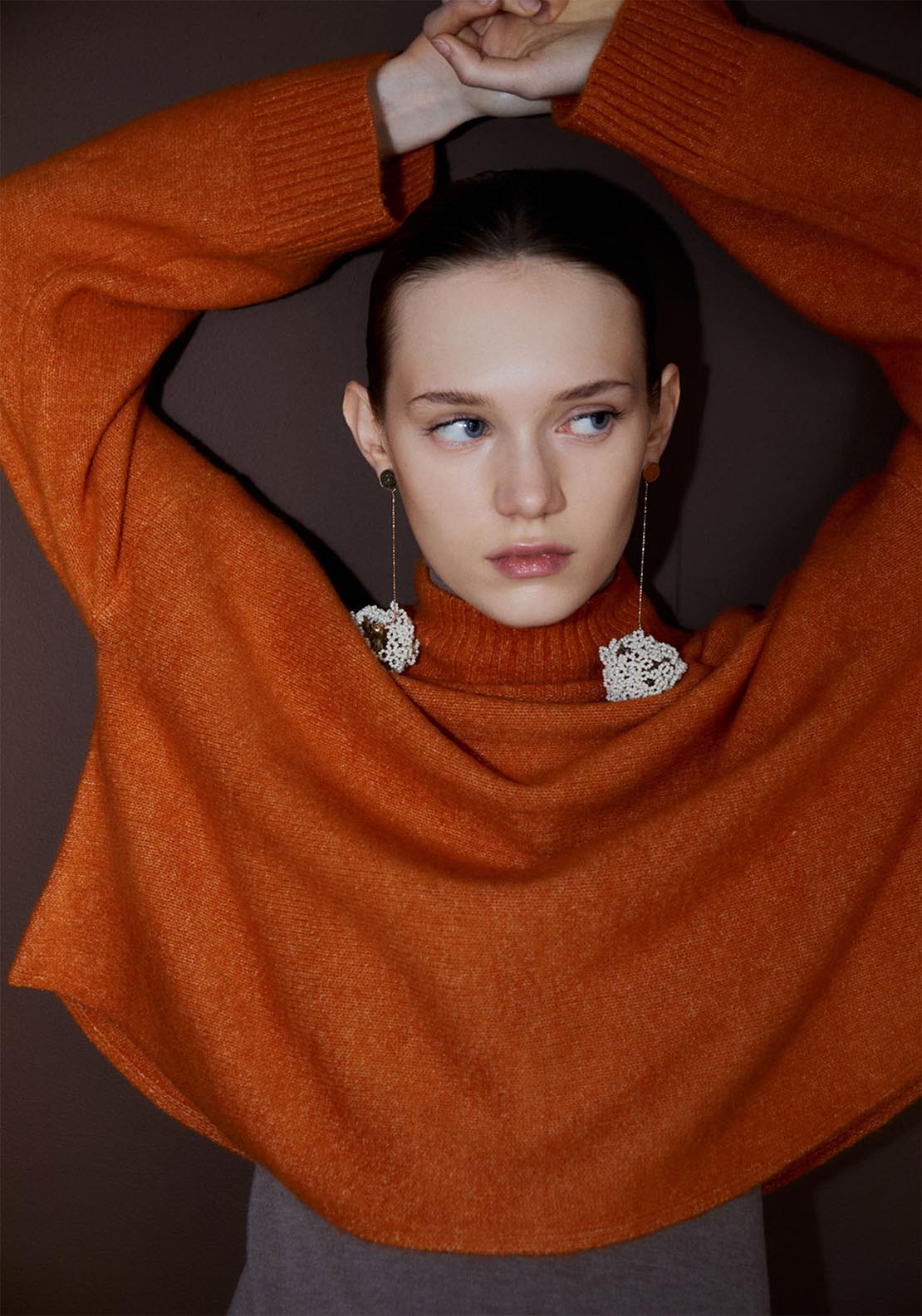 Sfera High-neck sweater - Medium Orange 5 Shaws Department Stores