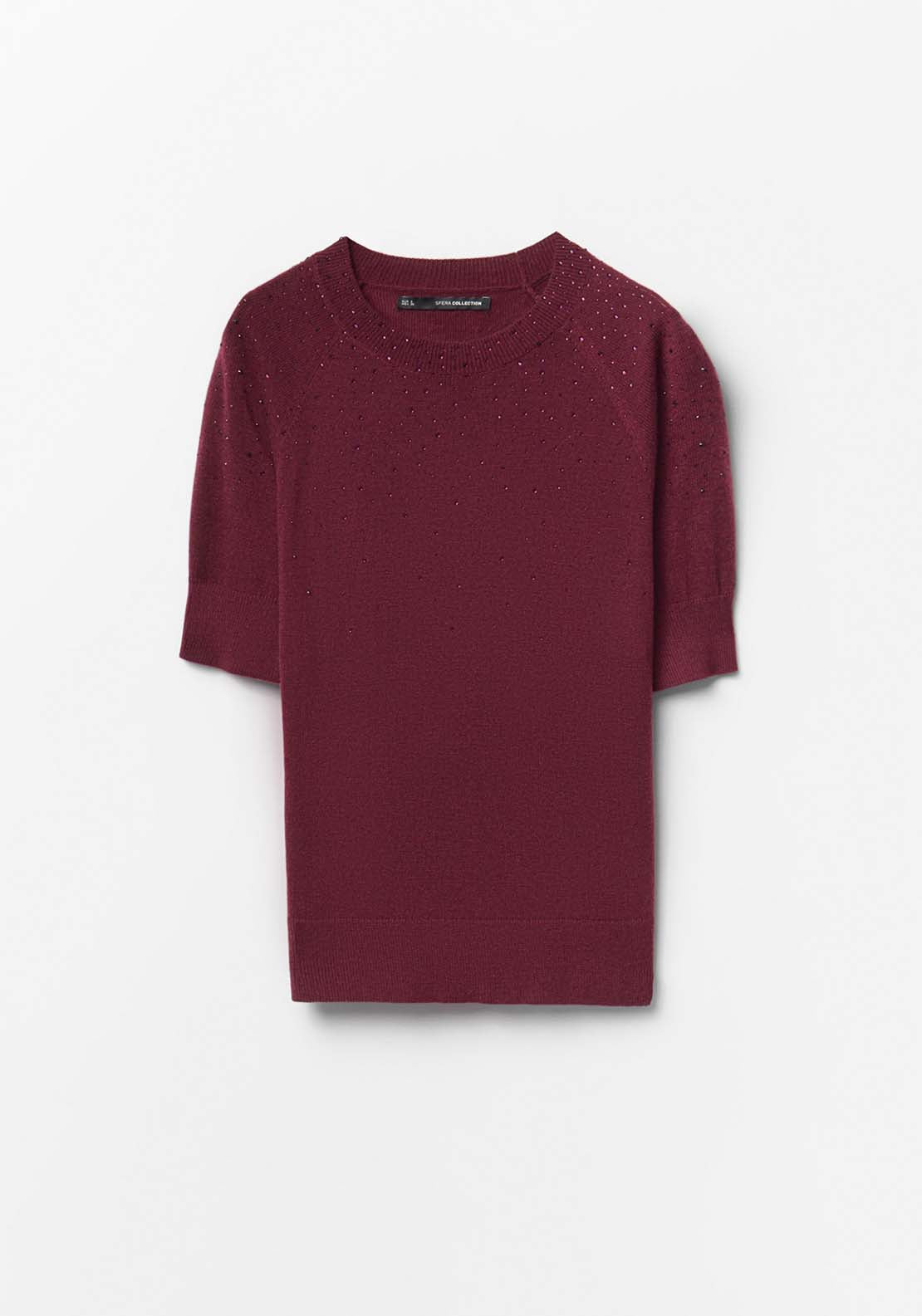 Diamanté Sweater - Red