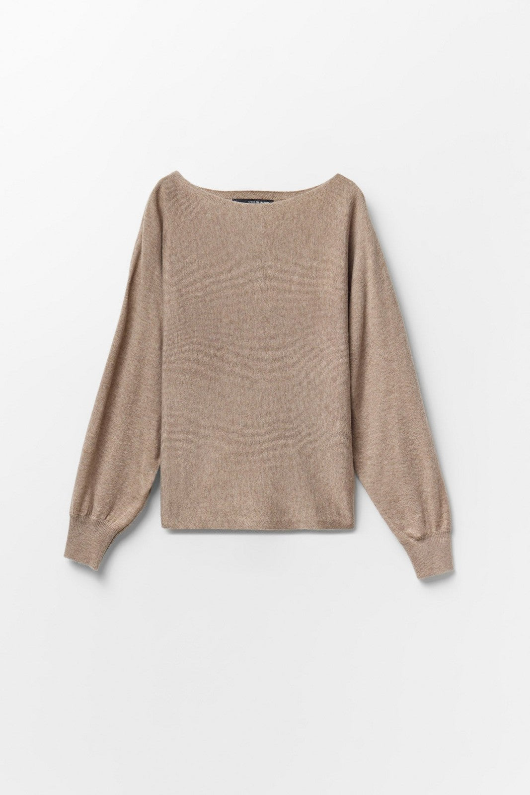 Scoop Neck Sweater - Melange Light
