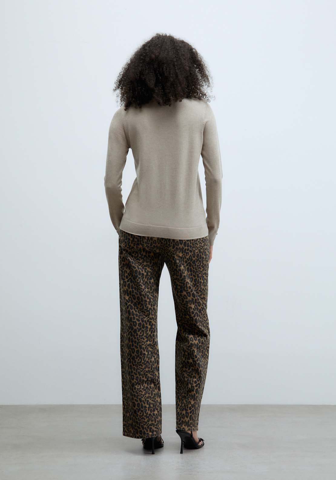 Sfera Jewel buttons cardigan - Beige Acid 4 Shaws Department Stores