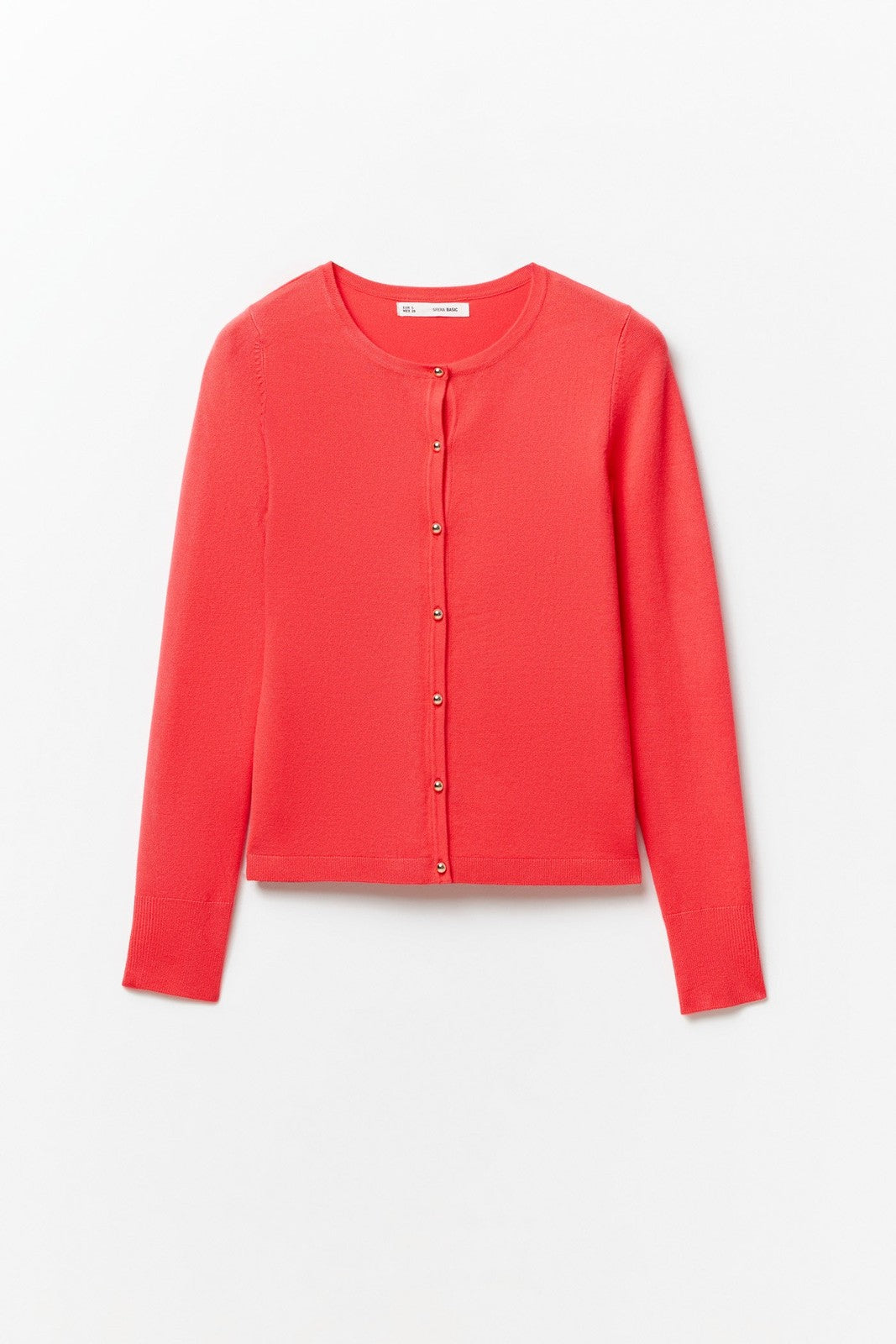 Sfera Plain cardigan - Carmin 7 Shaws Department Stores
