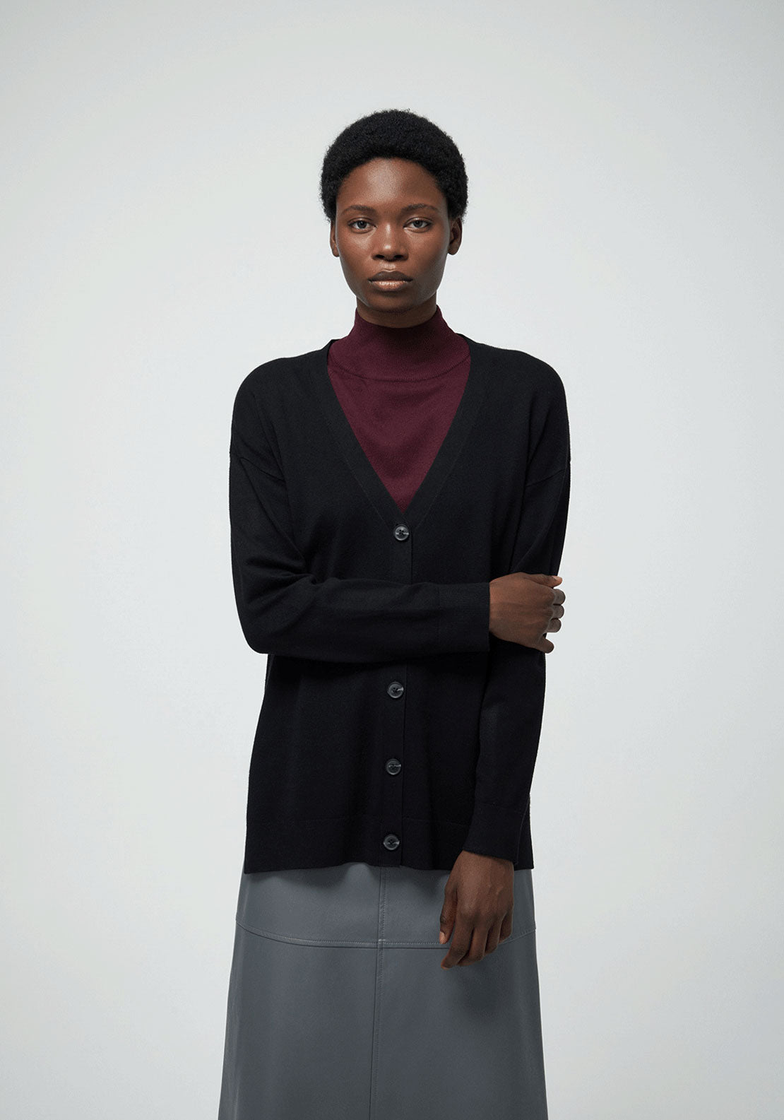 Basic Cardigan - Black