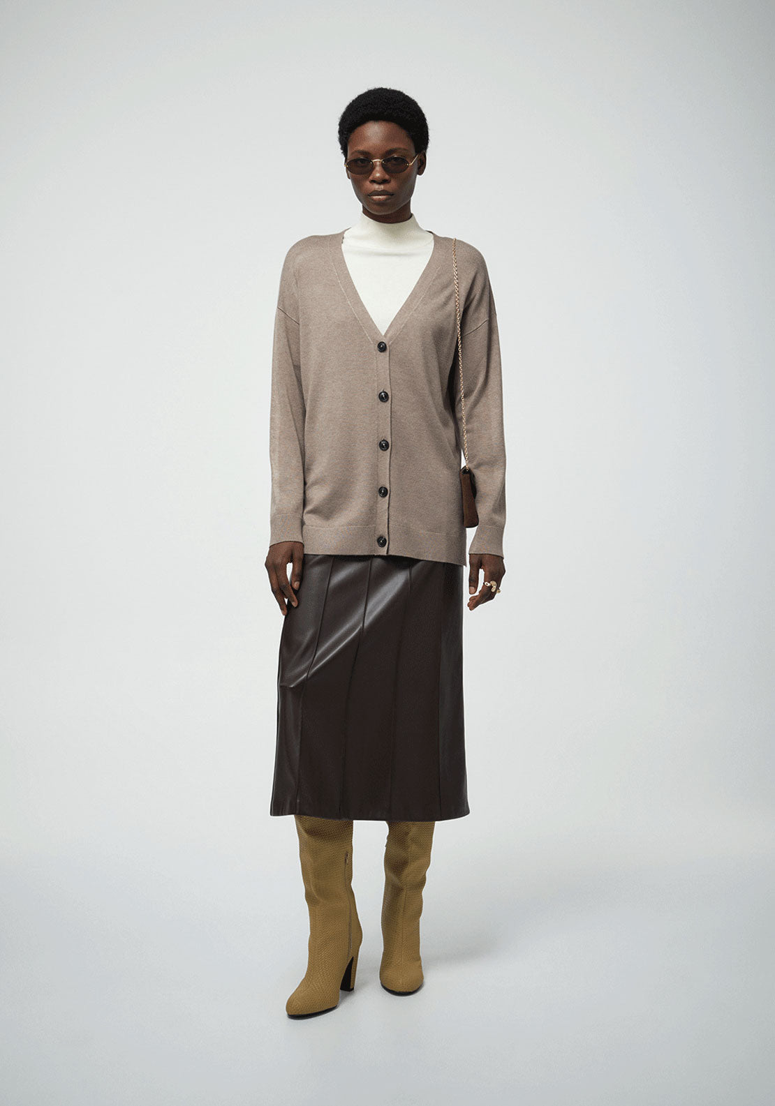 Basic Cardigan - Melange Light