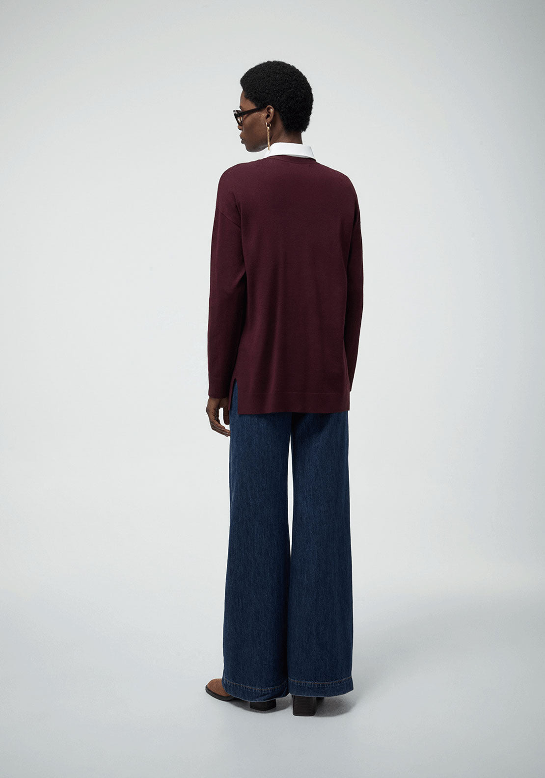 Basic Cardigan - Red