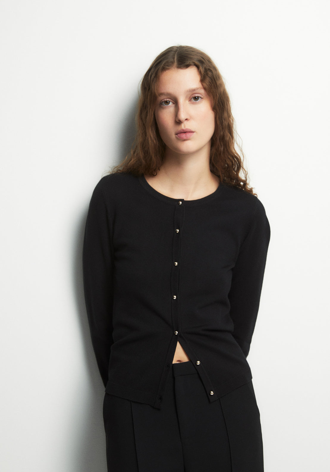 Knit Cardigan - Black