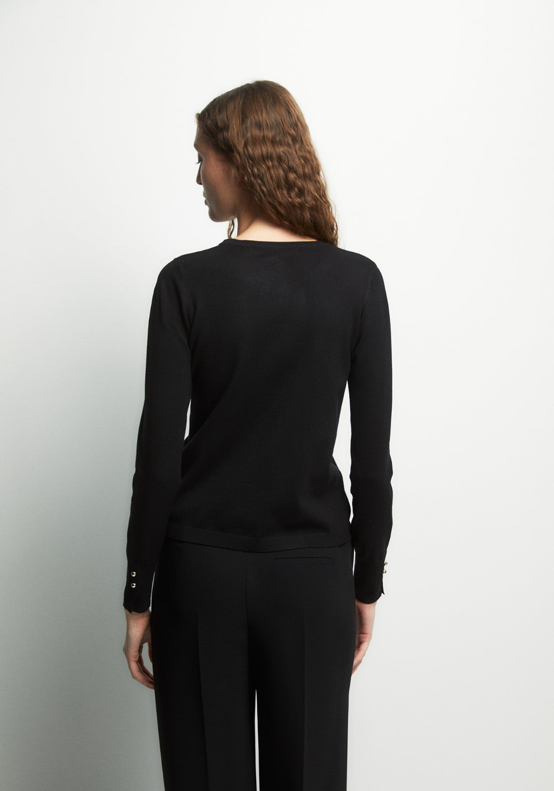 Knit Cardigan - Black
