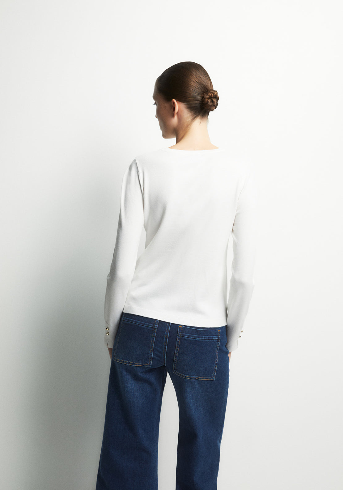 Knit Cardigan - White