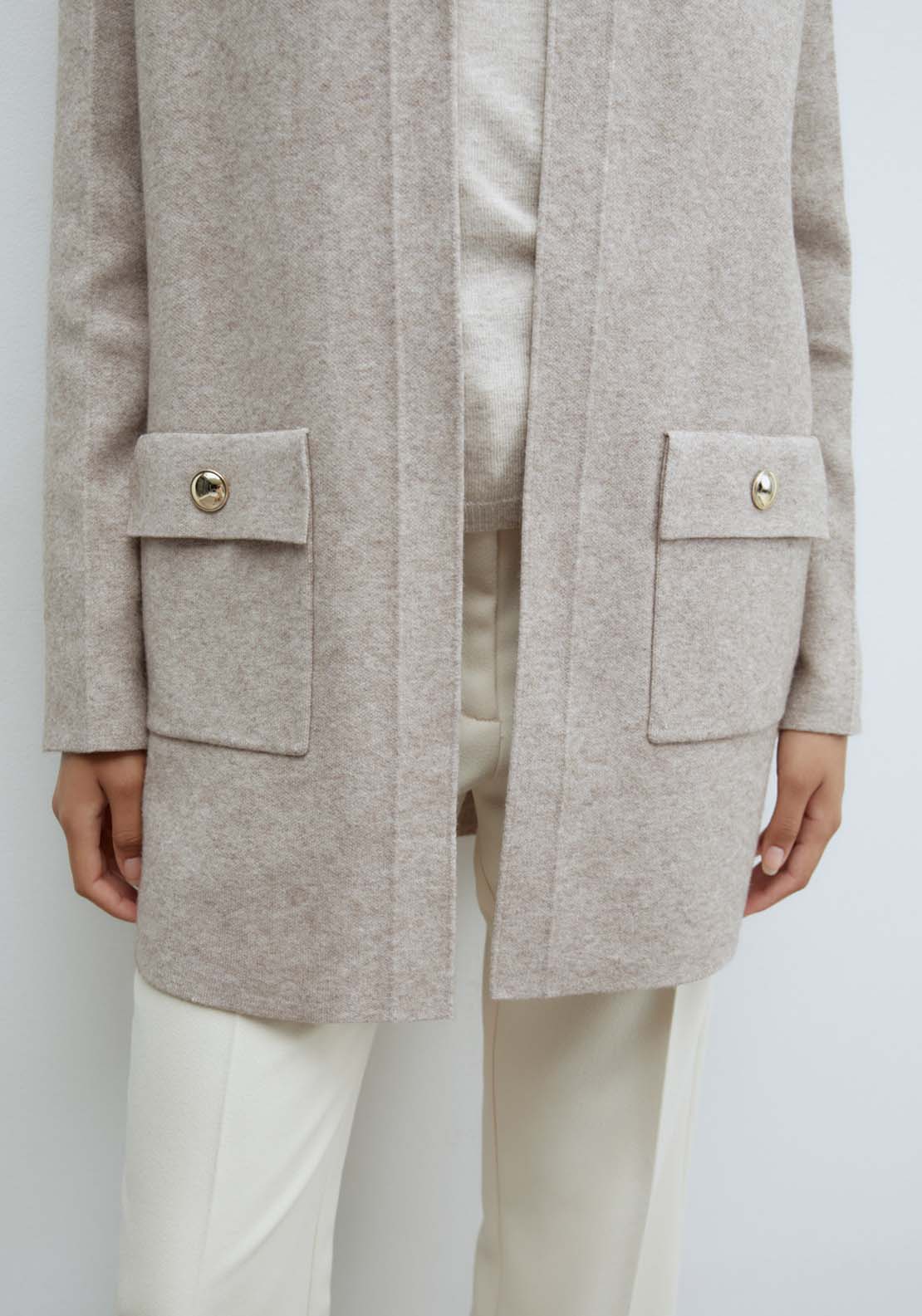 Sfera Patch Pocket Jacket - Natural Mink 5 Shaws Department Stores