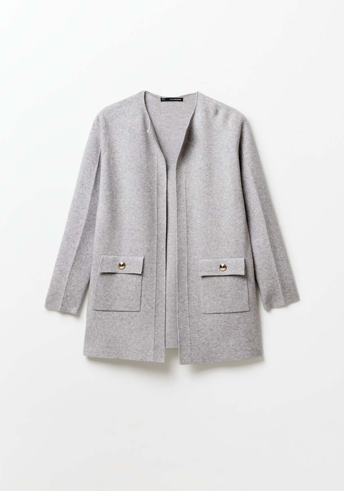 Sfera Patch pockets jacket - Grey 7 Shaws Department Stores