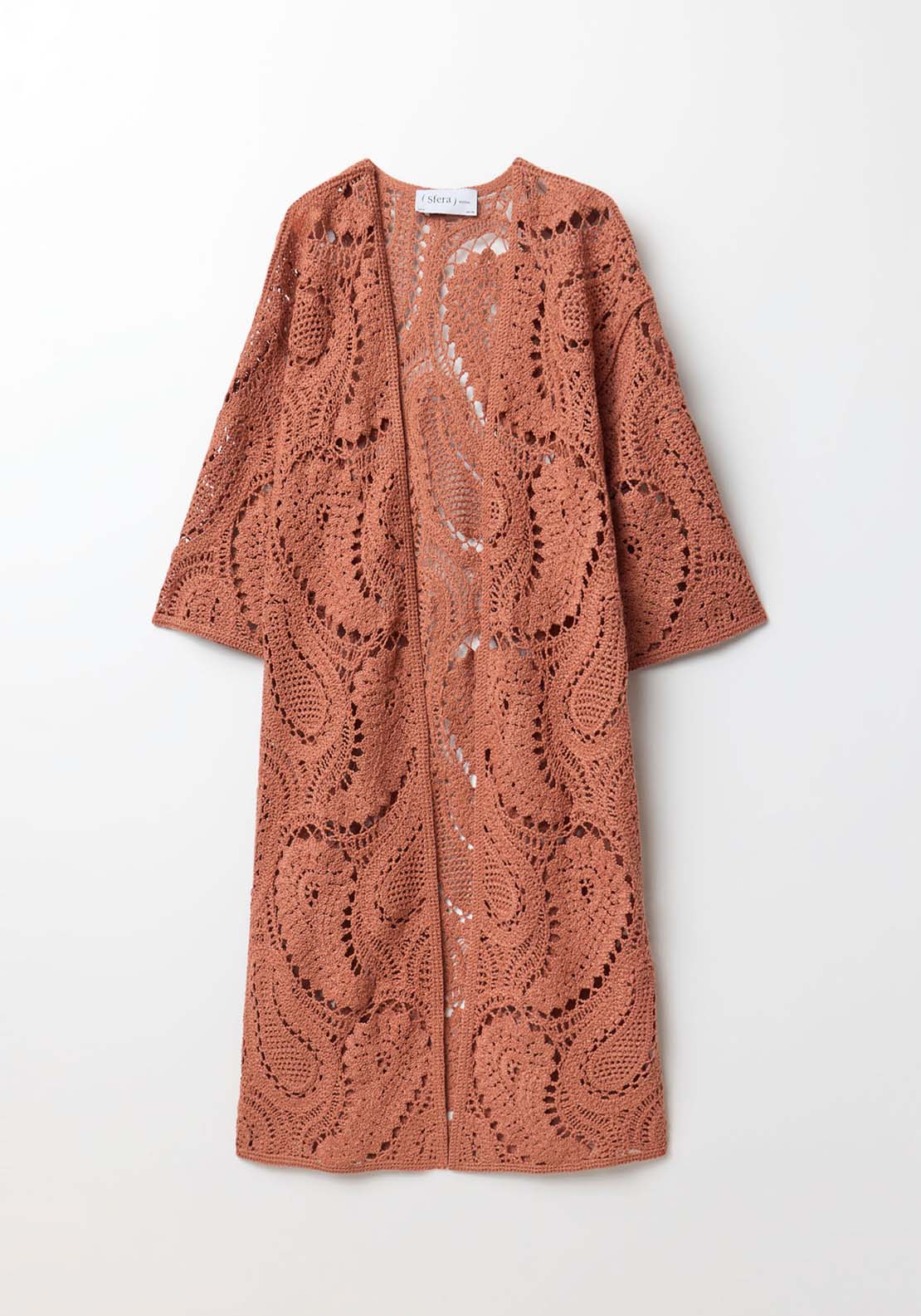 Sfera Premium Embroidered Kimono - Pale Pink 6 Shaws Department Stores