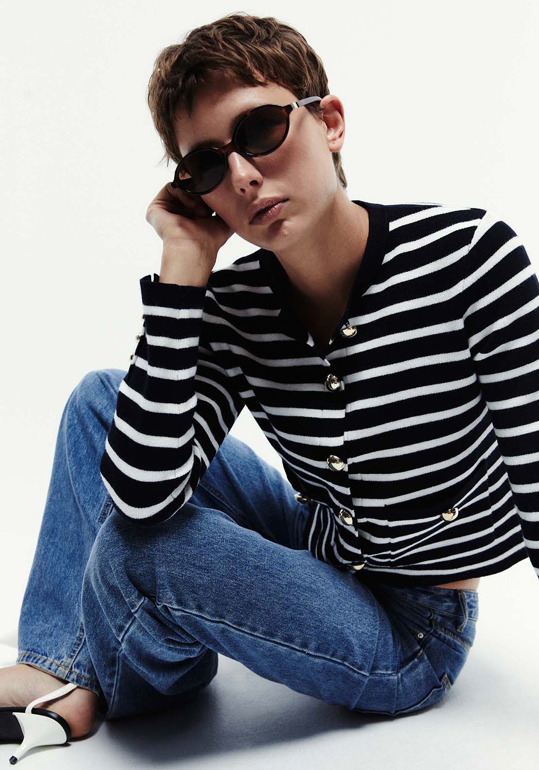 Short Lockstitch Jacket - Blue