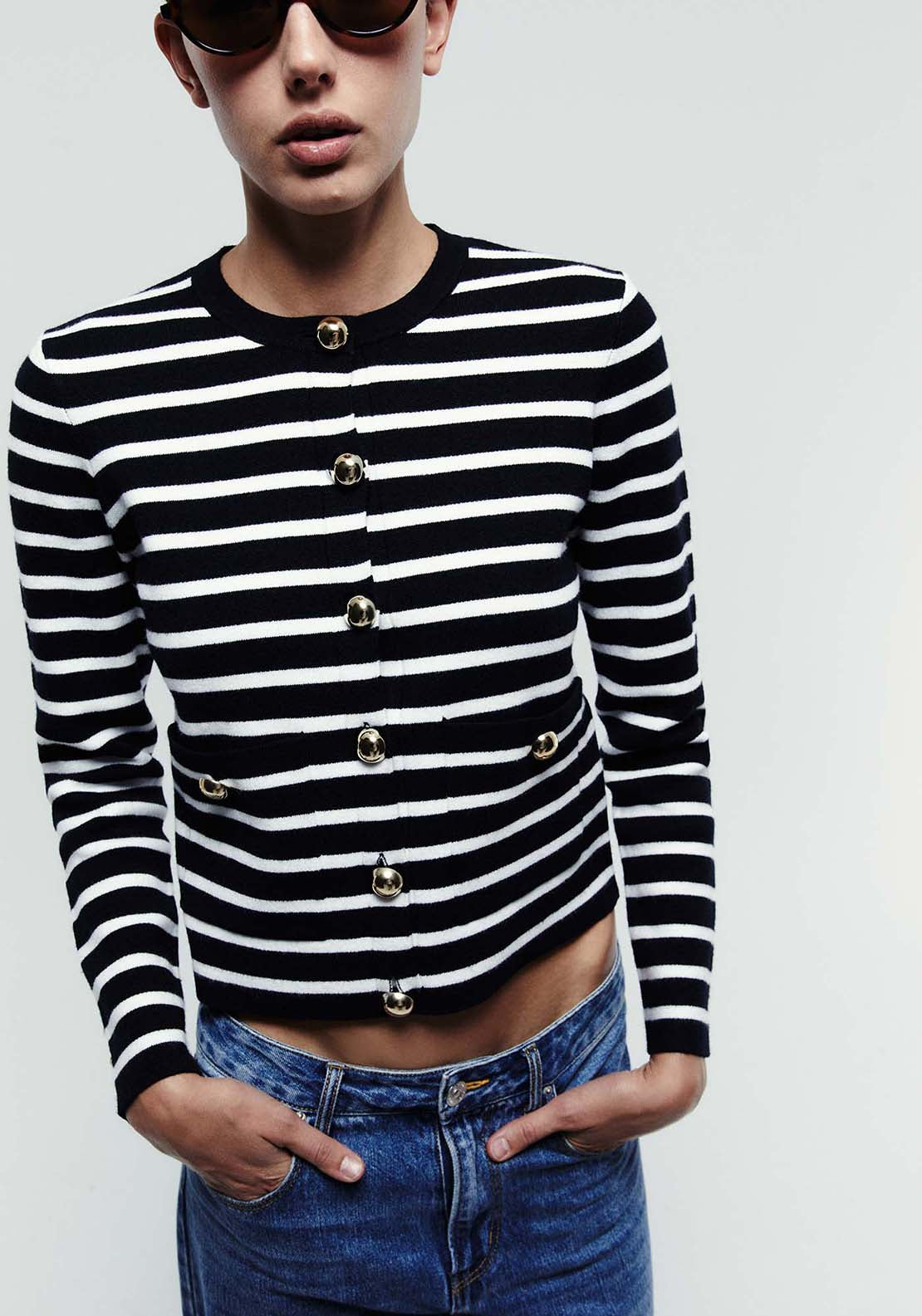 Short Lockstitch Jacket - Blue